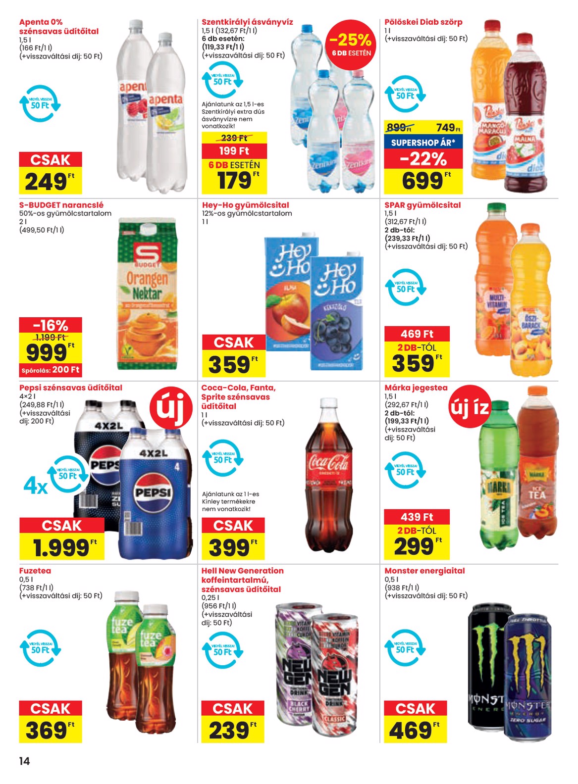 spar - SPAR akciós újság, érvényes 08.14. - 08.19. - page: 14