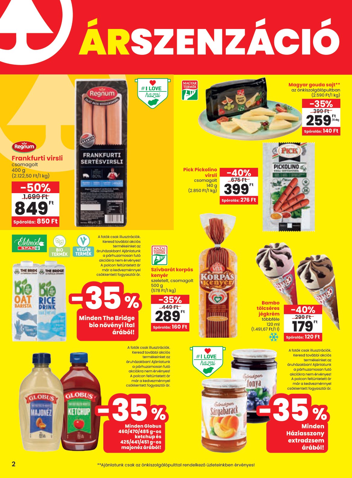 spar - SPAR akciós újság, érvényes 08.21. - 08.27. - page: 2