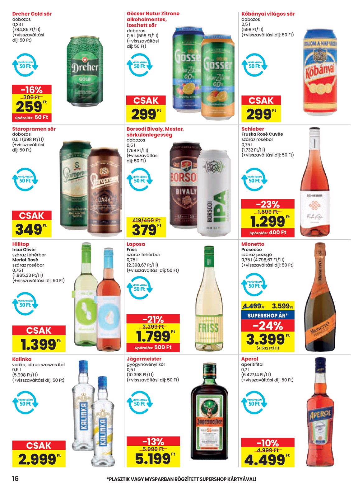 spar - SPAR akciós újság, érvényes 08.21. - 08.27. - page: 16