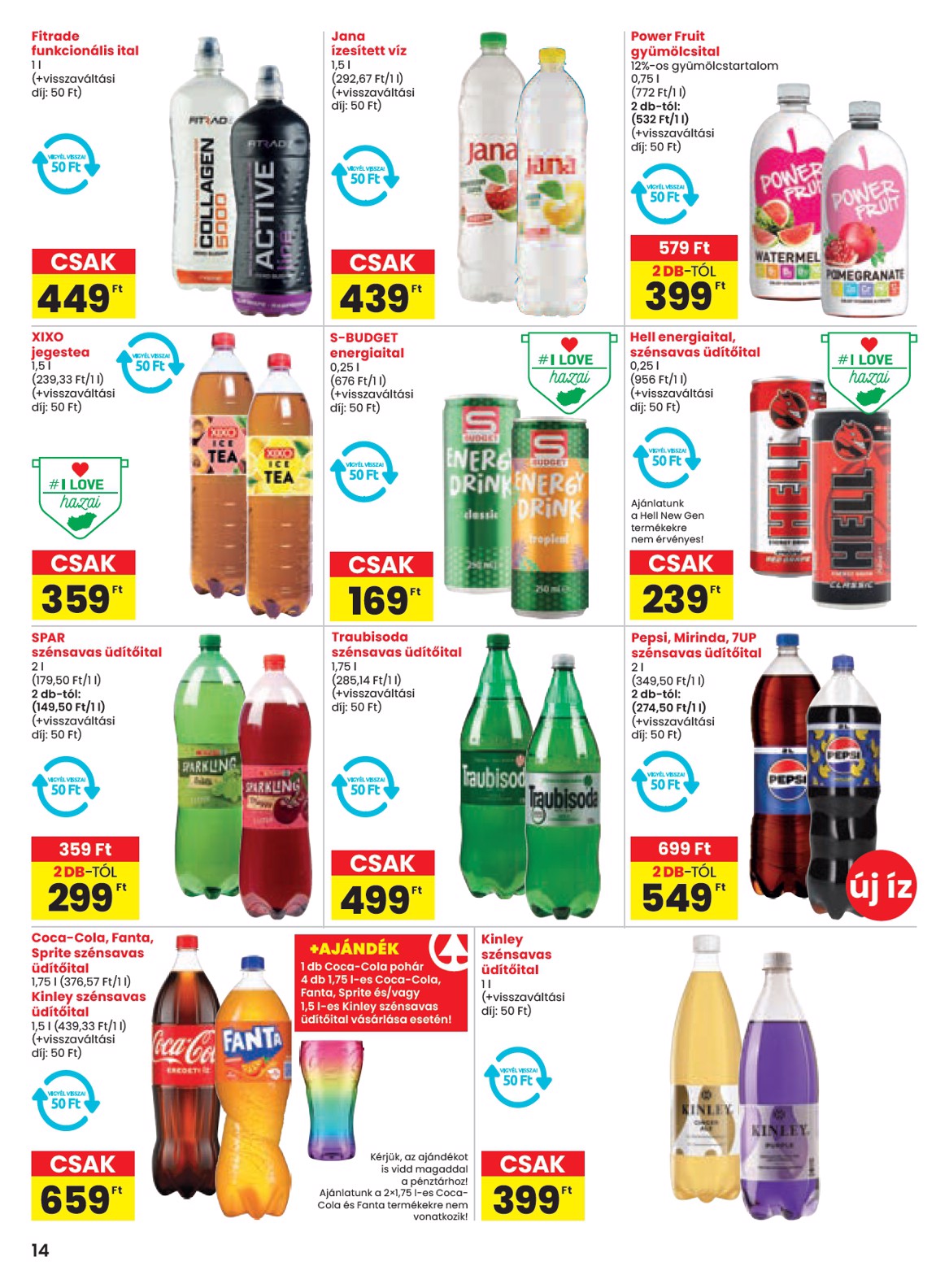 spar - SPAR akciós újság, érvényes 08.21. - 08.27. - page: 14
