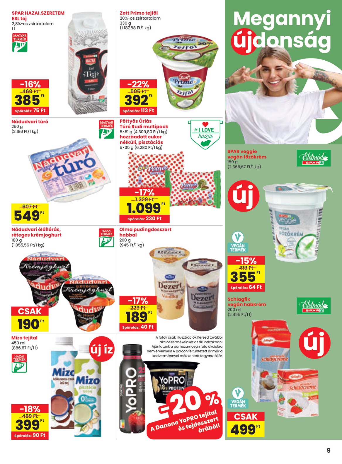 spar - SPAR akciós újság, érvényes 08.21. - 08.27. - page: 9
