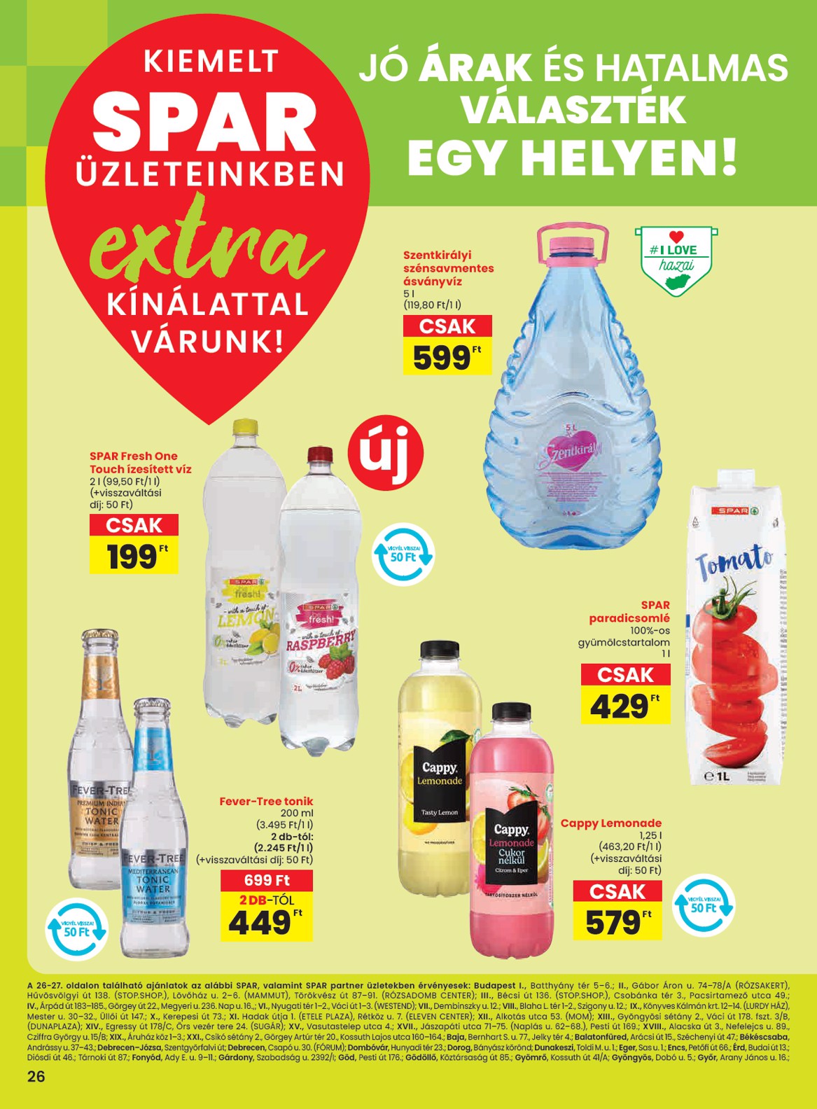 spar - SPAR - Extra akciós újság, érvényes 08.21. - 08.27. - page: 7