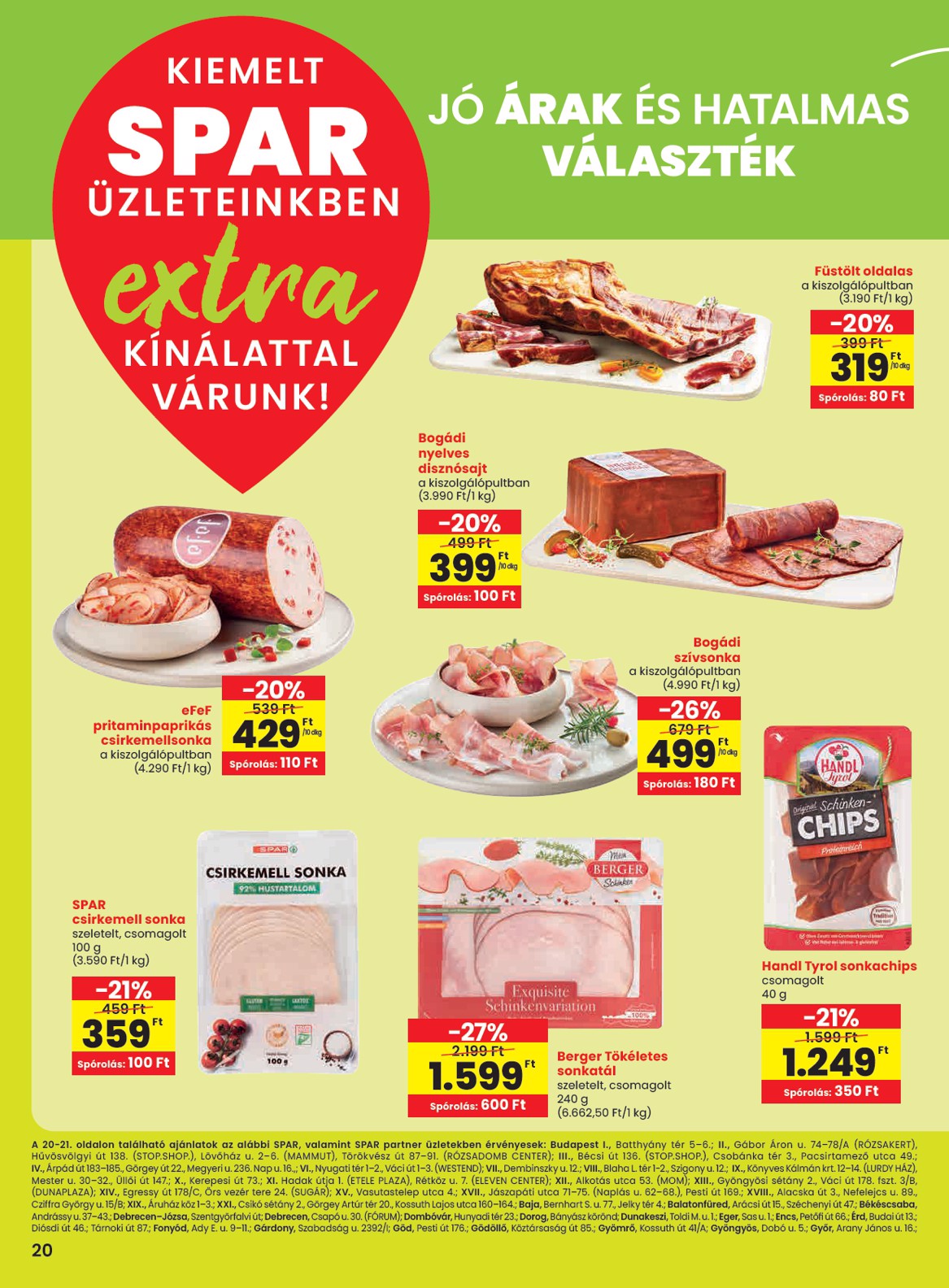 spar - SPAR - Extra akciós újság, érvényes 08.21. - 08.27.
