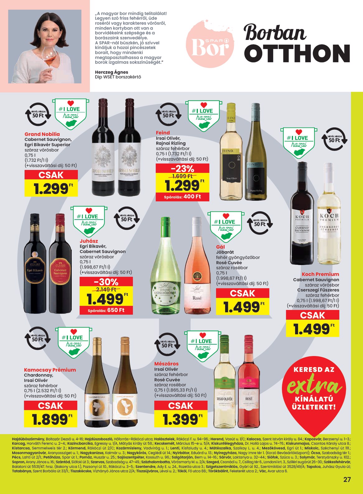 spar - SPAR - Extra akciós újság, érvényes 08.21. - 08.27. - page: 8