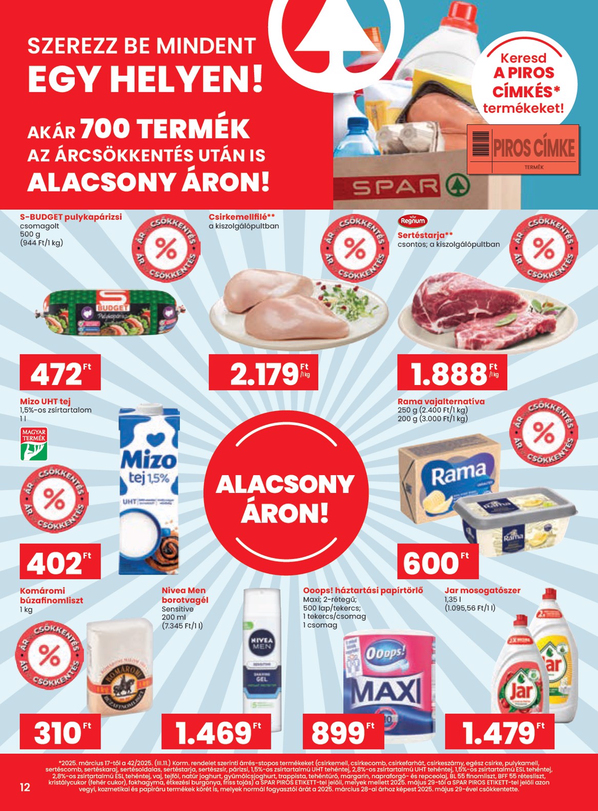 spar - SPAR - Partner Szolnok-Szandaszőlős üzletnyitás akciós újság, érvényes 08.14. - 08.19. - page: 12