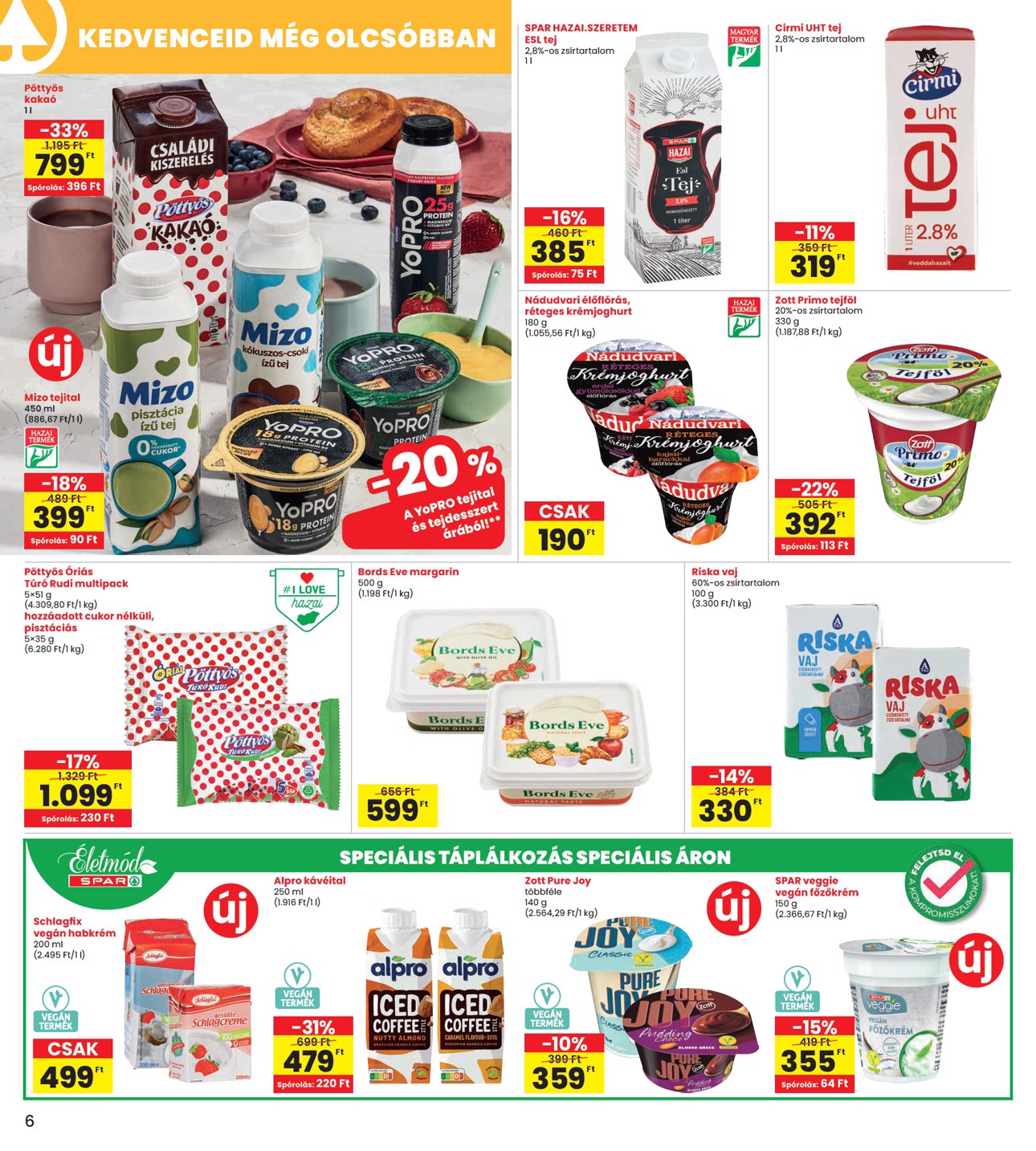 spar - INTERSPAR akciós újság, érvényes 08.21. - 08.27. - page: 6