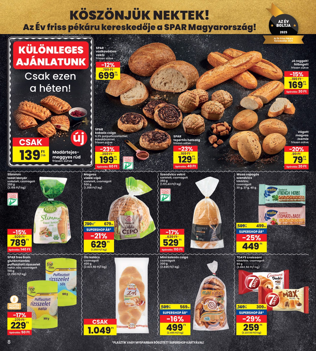 spar - INTERSPAR akciós újság, érvényes 08.21. - 08.27. - page: 8
