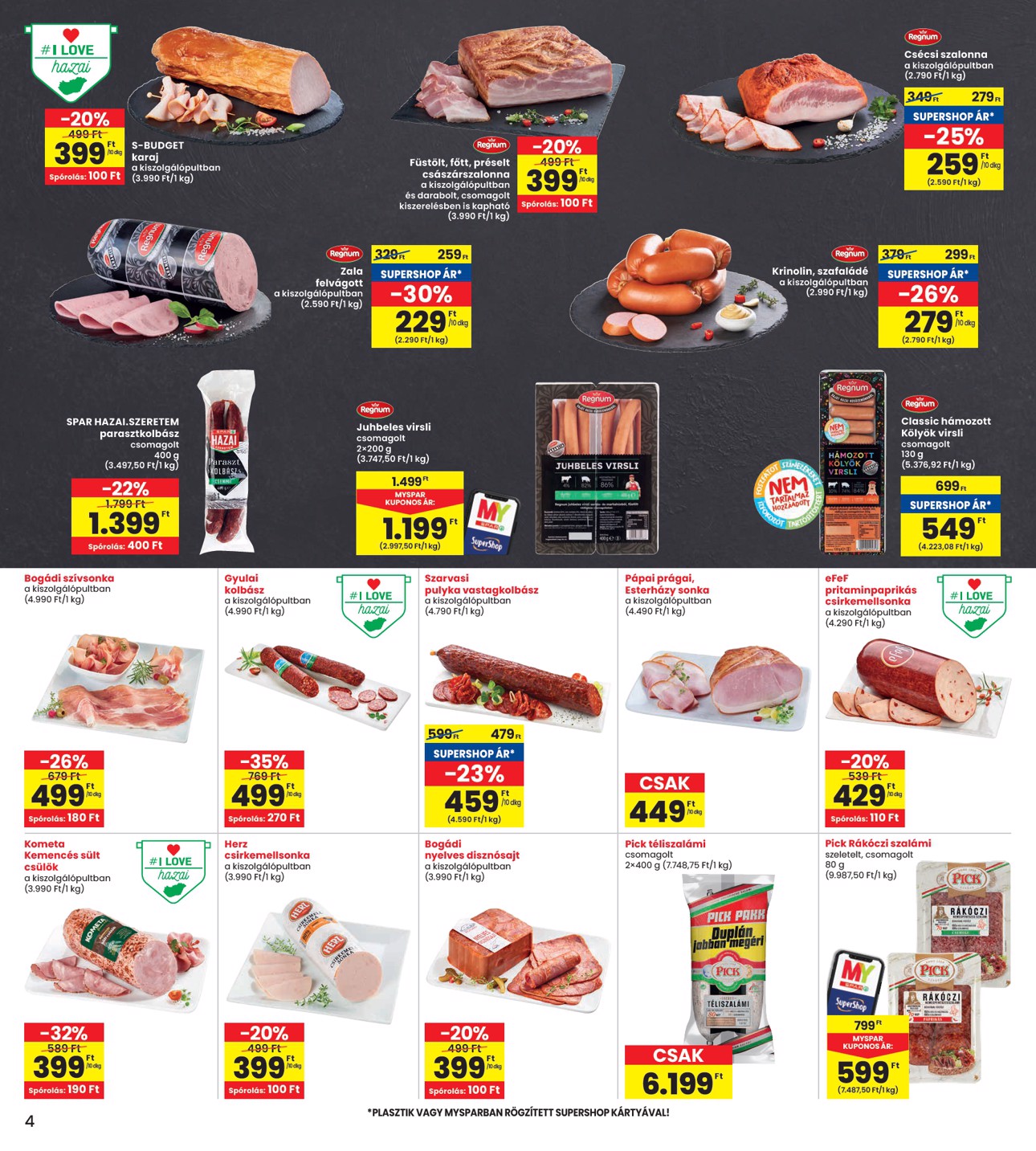 spar - INTERSPAR akciós újság, érvényes 08.21. - 08.27. - page: 4