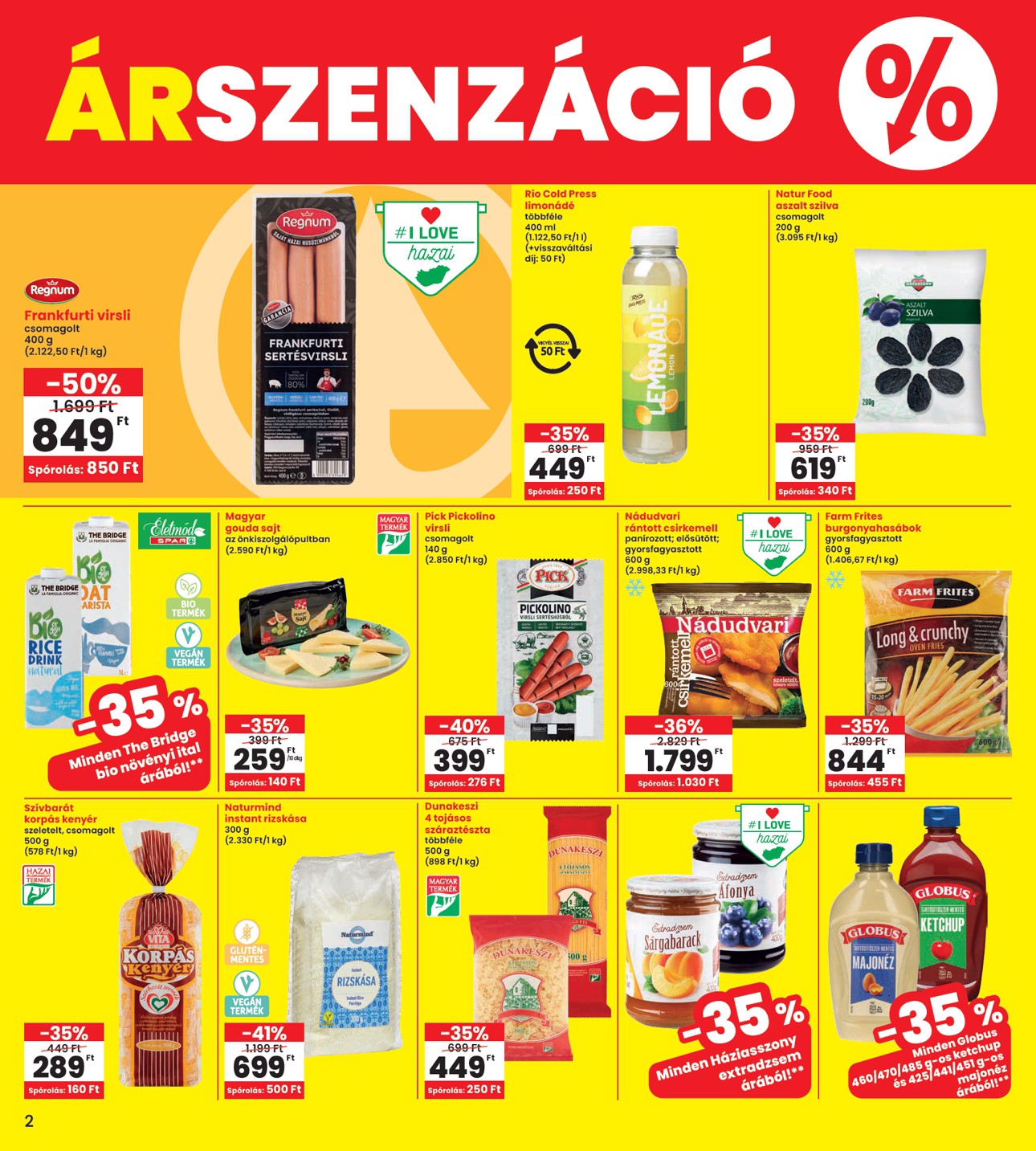 spar - INTERSPAR akciós újság, érvényes 08.21. - 08.27. - page: 2