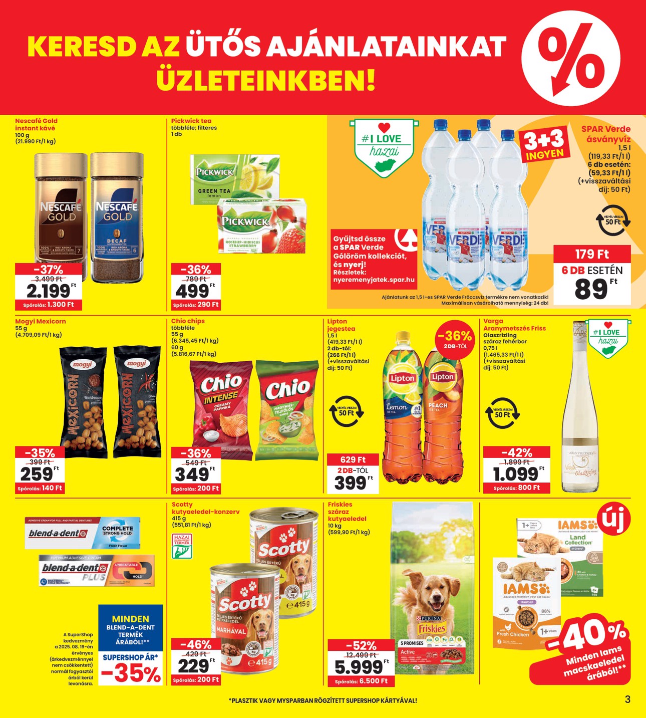 spar - INTERSPAR akciós újság, érvényes 08.21. - 08.27. - page: 3