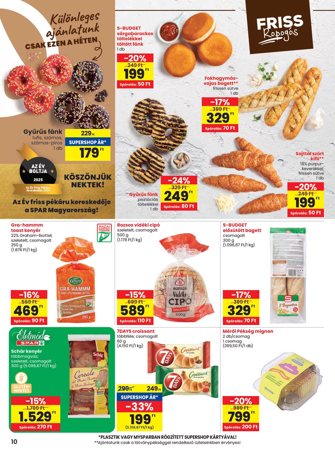 spar - SPAR akciós újság, érvényes 08.28. - 09.03. - page: 10