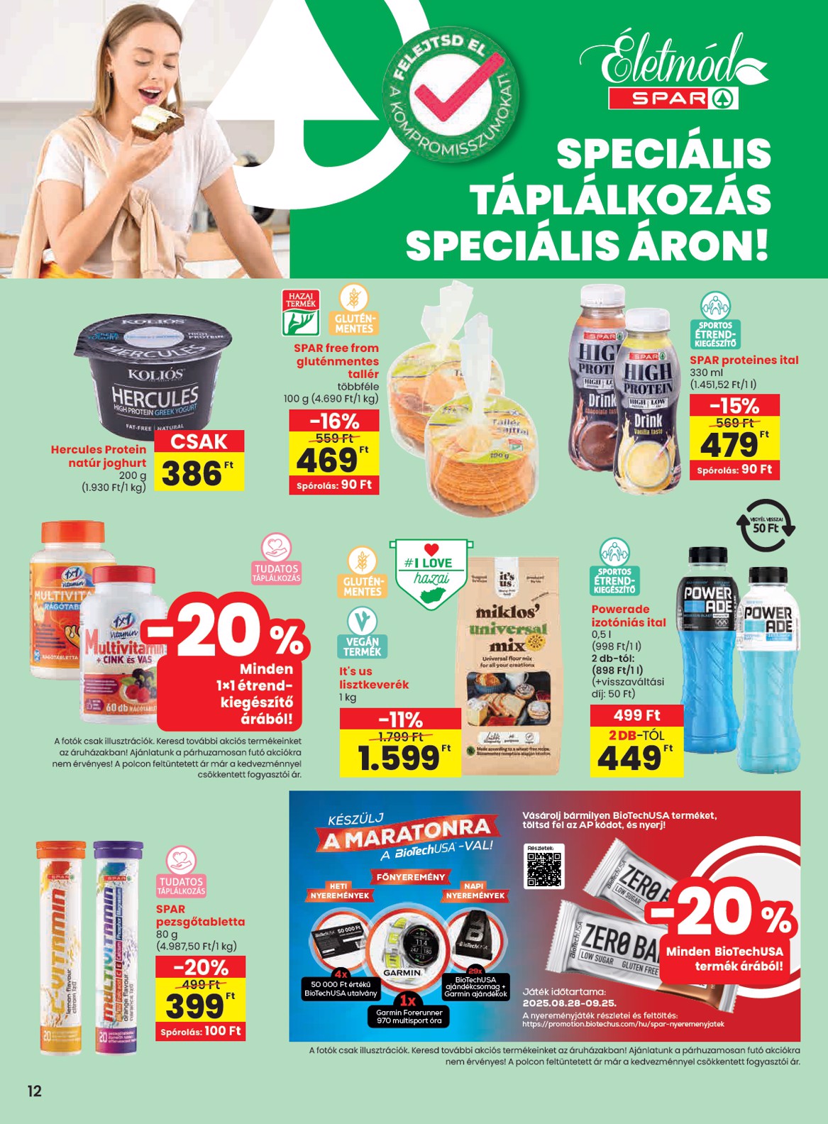 spar - SPAR akciós újság, érvényes 08.28. - 09.03. - page: 12