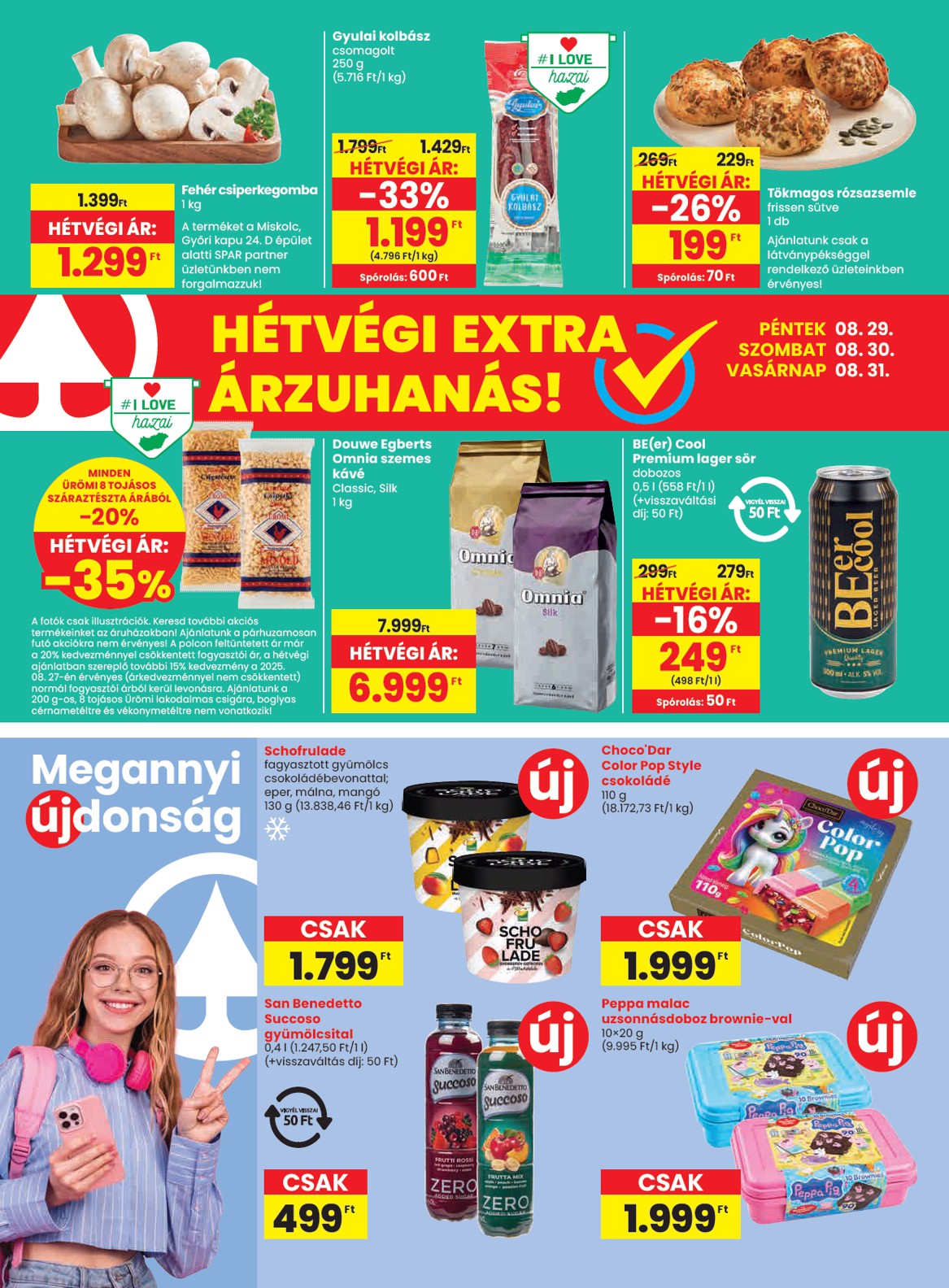 spar - SPAR akciós újság, érvényes 08.28. - 09.03. - page: 20