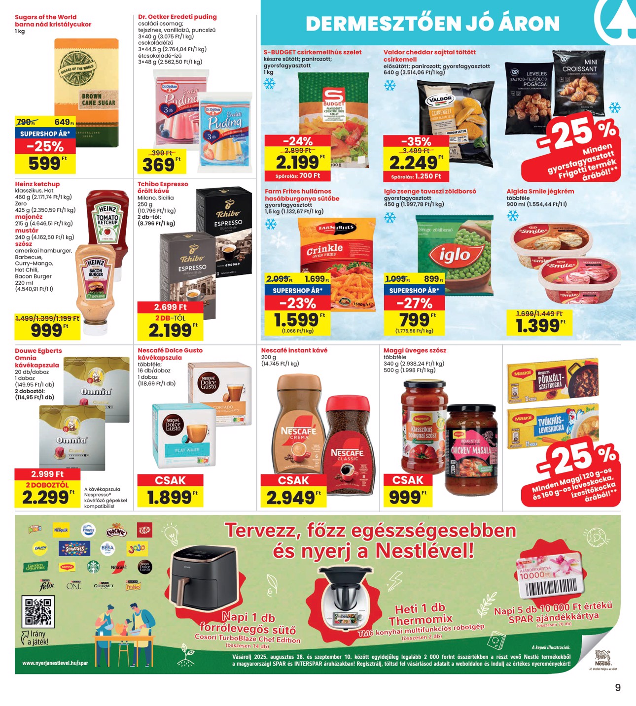 spar - INTERSPAR akciós újság, érvényes 08.28. - 09.03. - page: 9