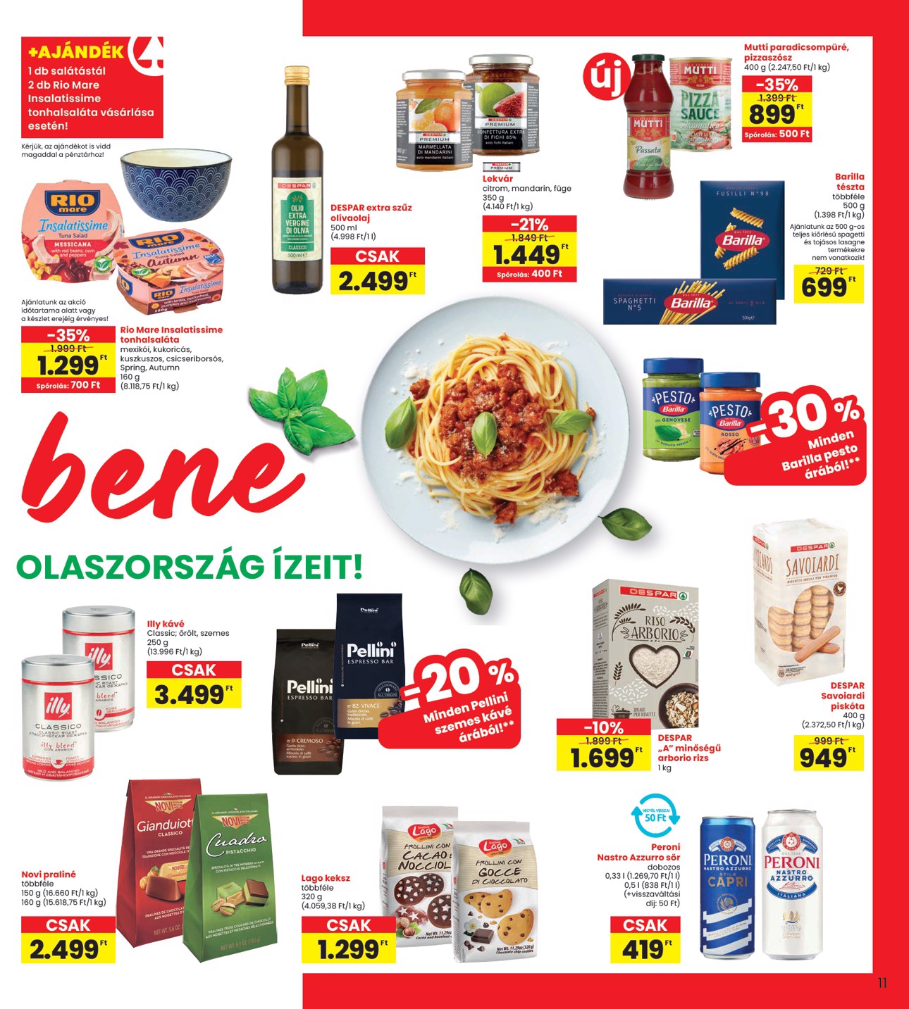 spar - INTERSPAR akciós újság, érvényes 08.28. - 09.03. - page: 11