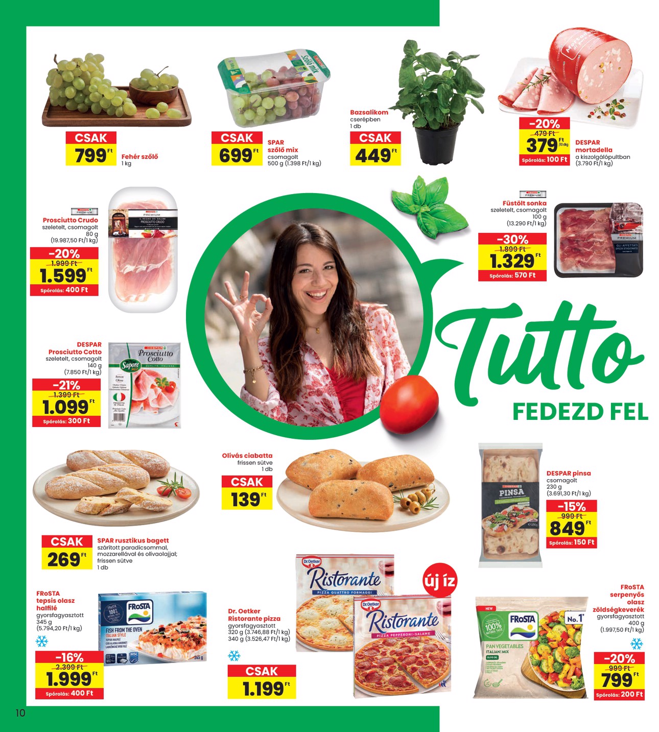spar - INTERSPAR akciós újság, érvényes 08.28. - 09.03. - page: 10