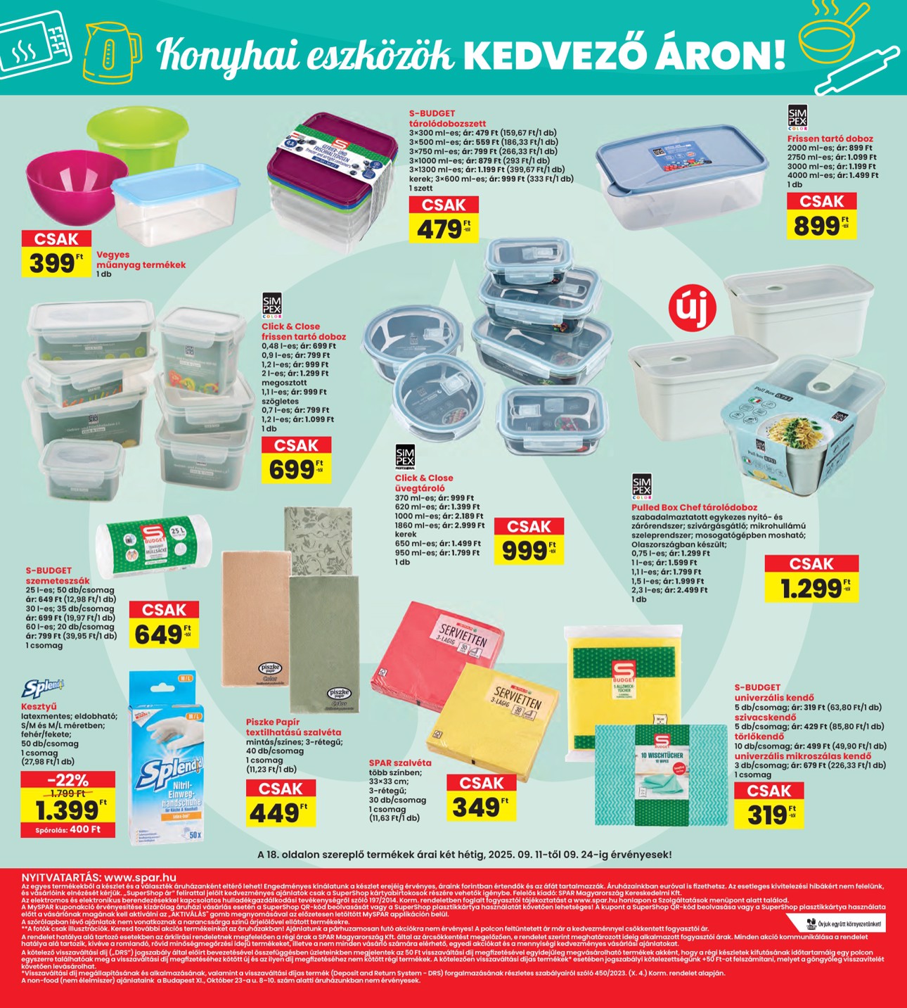 spar - INTERSPAR akciós újság, érvényes 09.11. - 09.17. - page: 18