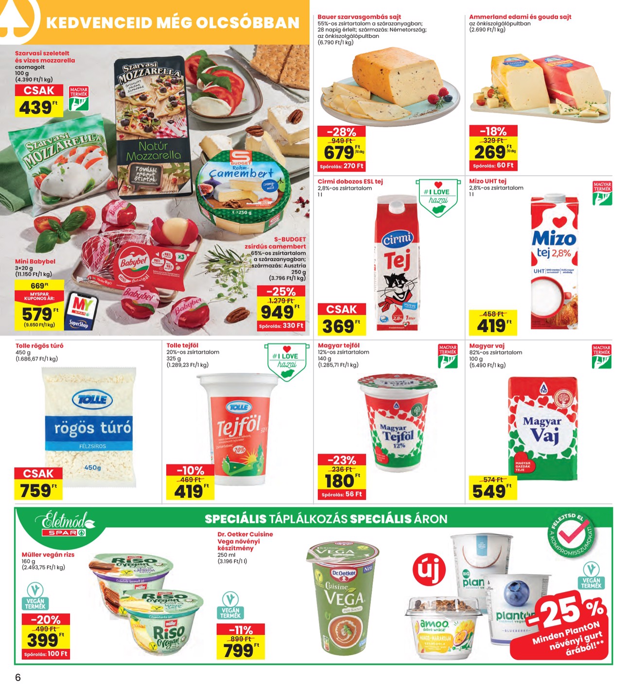 spar - INTERSPAR akciós újság, érvényes 09.11. - 09.17. - page: 6