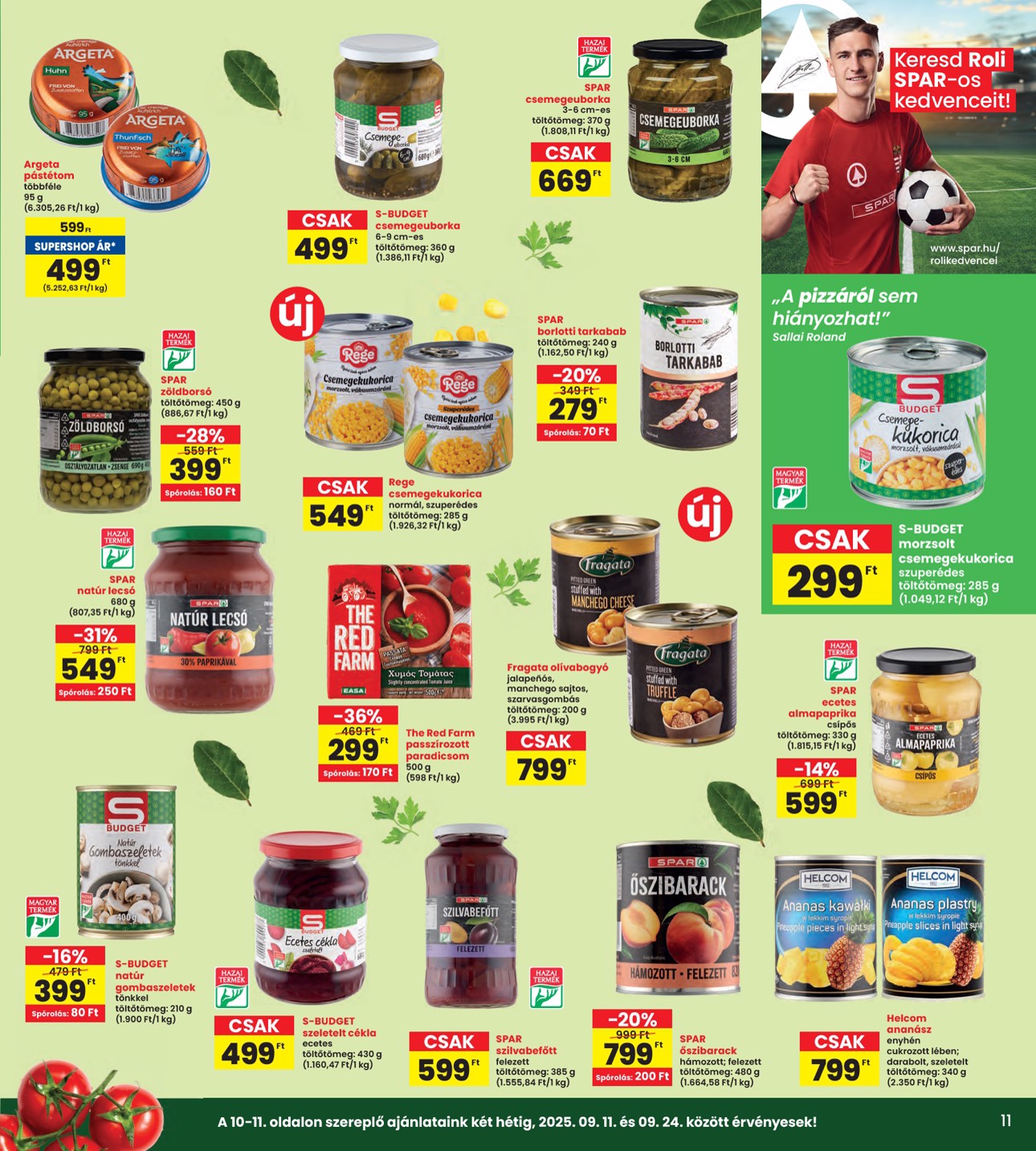 spar - INTERSPAR akciós újság, érvényes 09.11. - 09.17. - page: 11