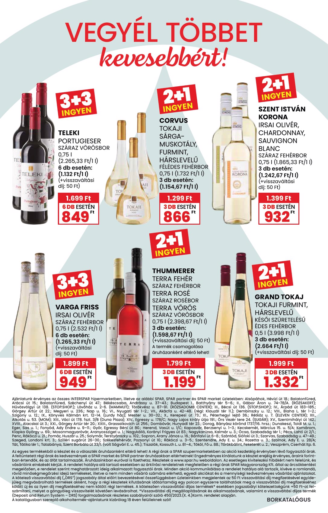 spar - SPAR - BOR akciós újság, érvényes 09.04. - 09.24. - page: 24