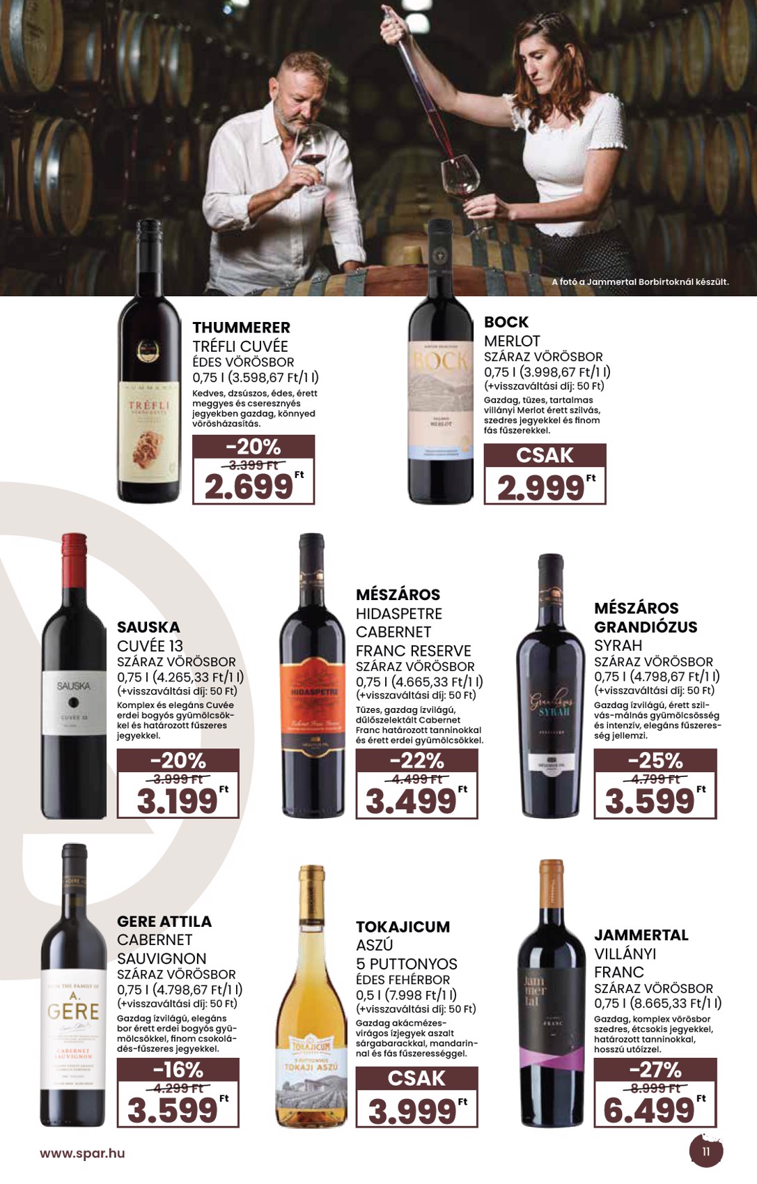 spar - SPAR - BOR akciós újság, érvényes 09.04. - 09.24. - page: 11
