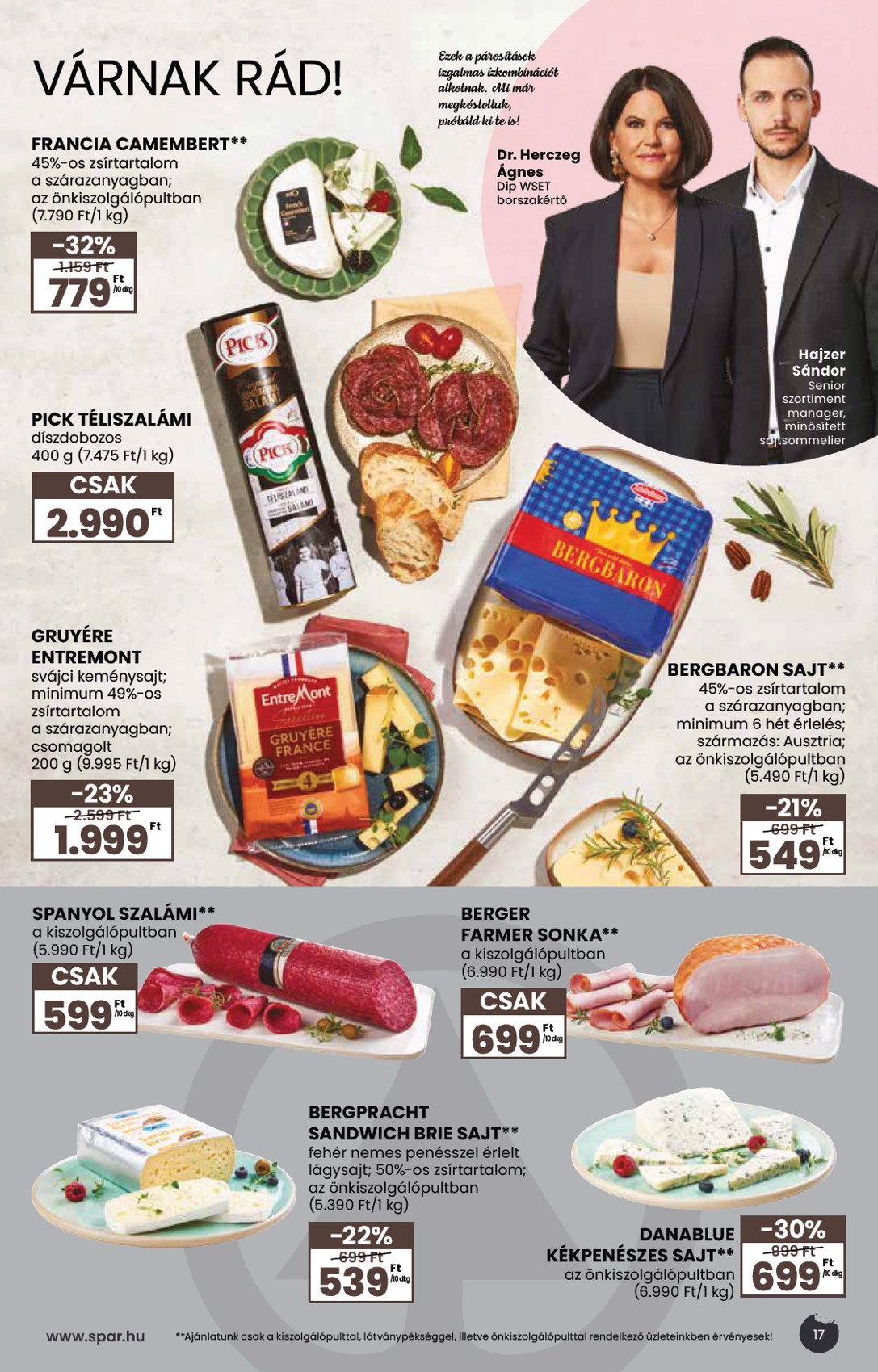 spar - SPAR - BOR akciós újság, érvényes 09.04. - 09.24. - page: 17