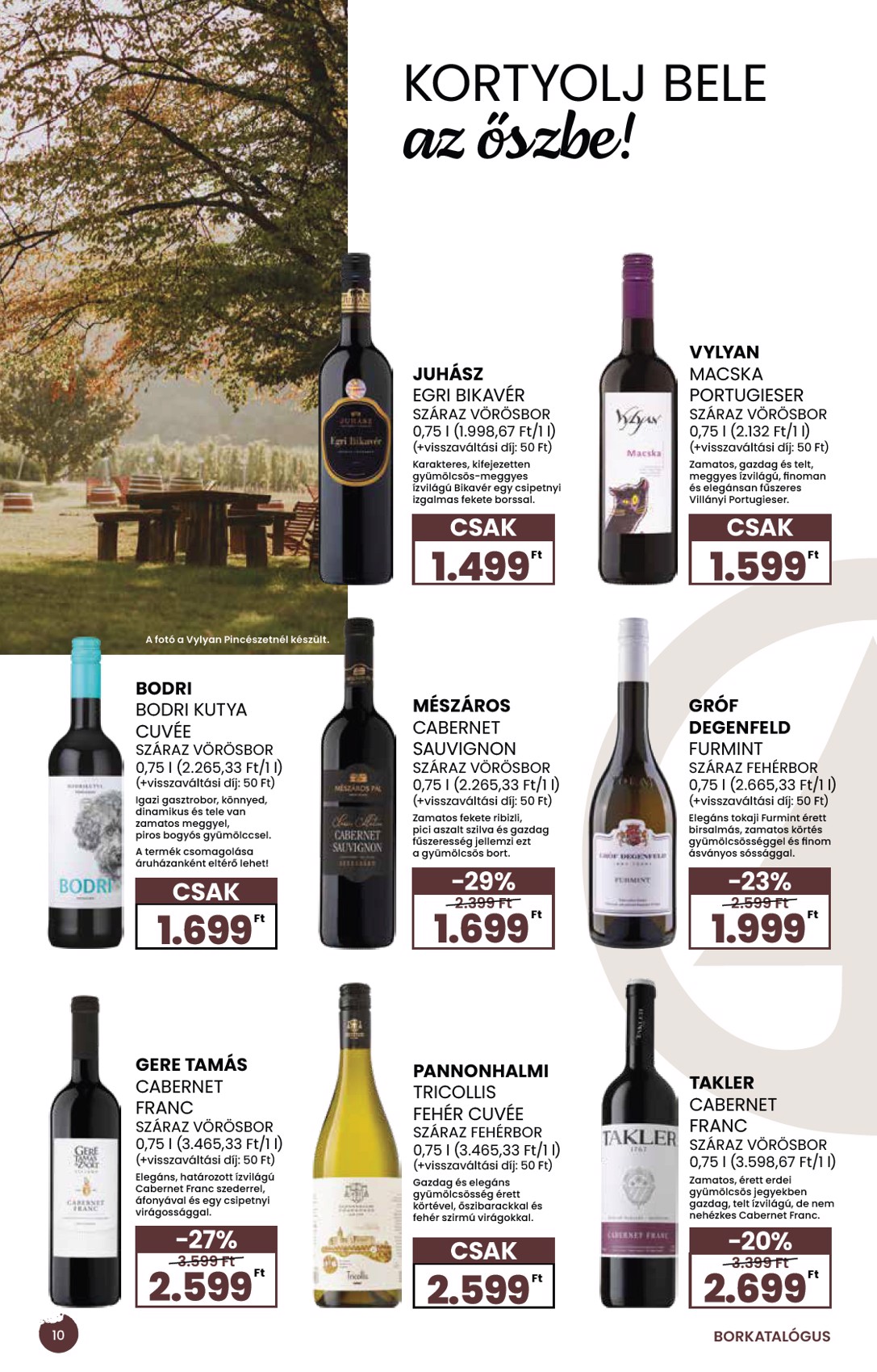 spar - SPAR - BOR akciós újság, érvényes 09.04. - 09.24. - page: 10