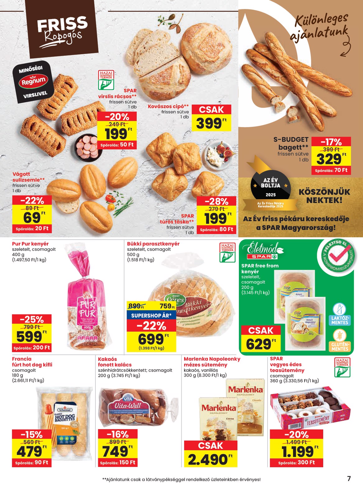 spar - SPAR akciós újság, érvényes 09.11. - 09.17. - page: 7
