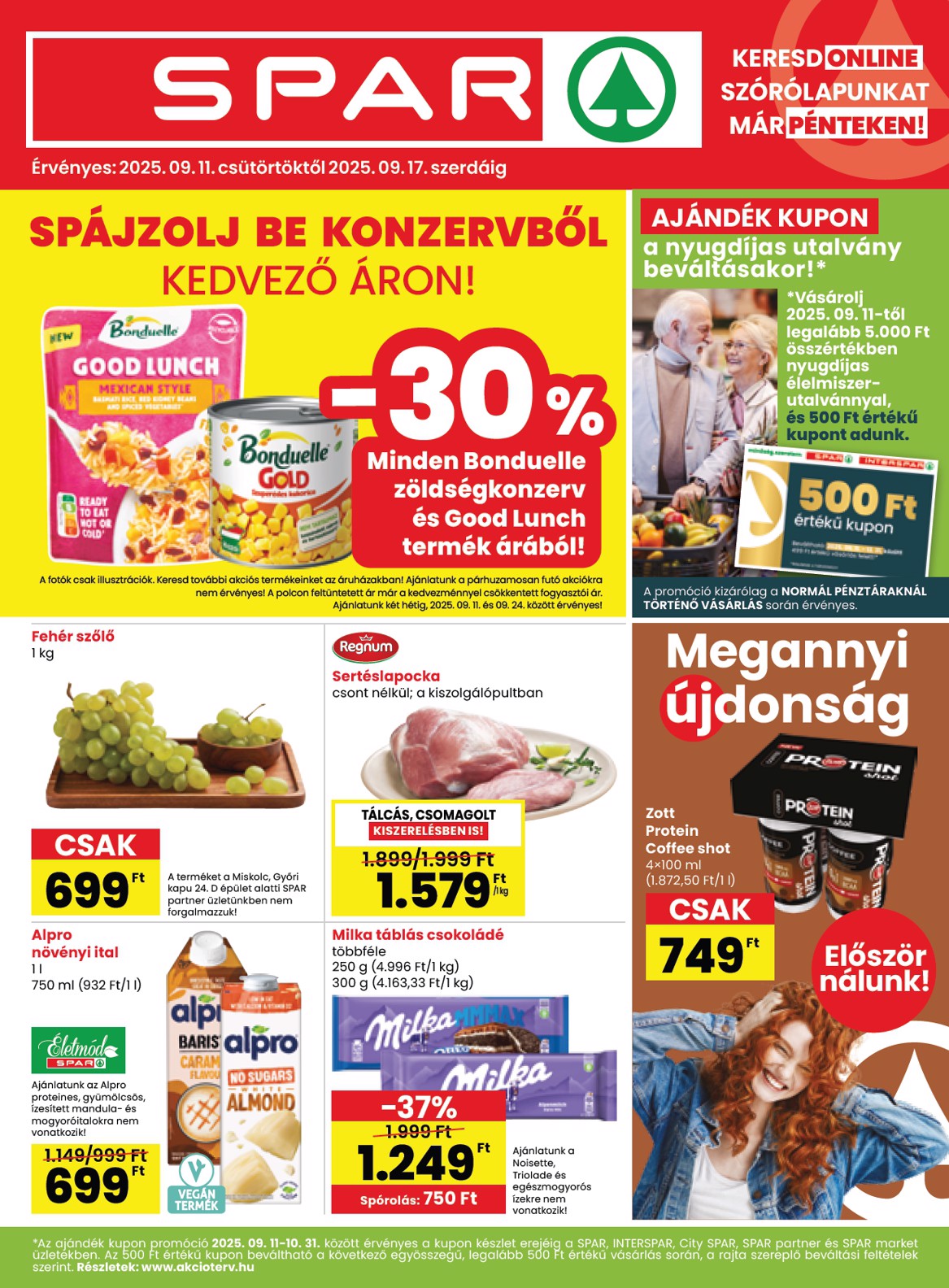 spar - SPAR akciós újság, érvényes 09.11. - 09.17.