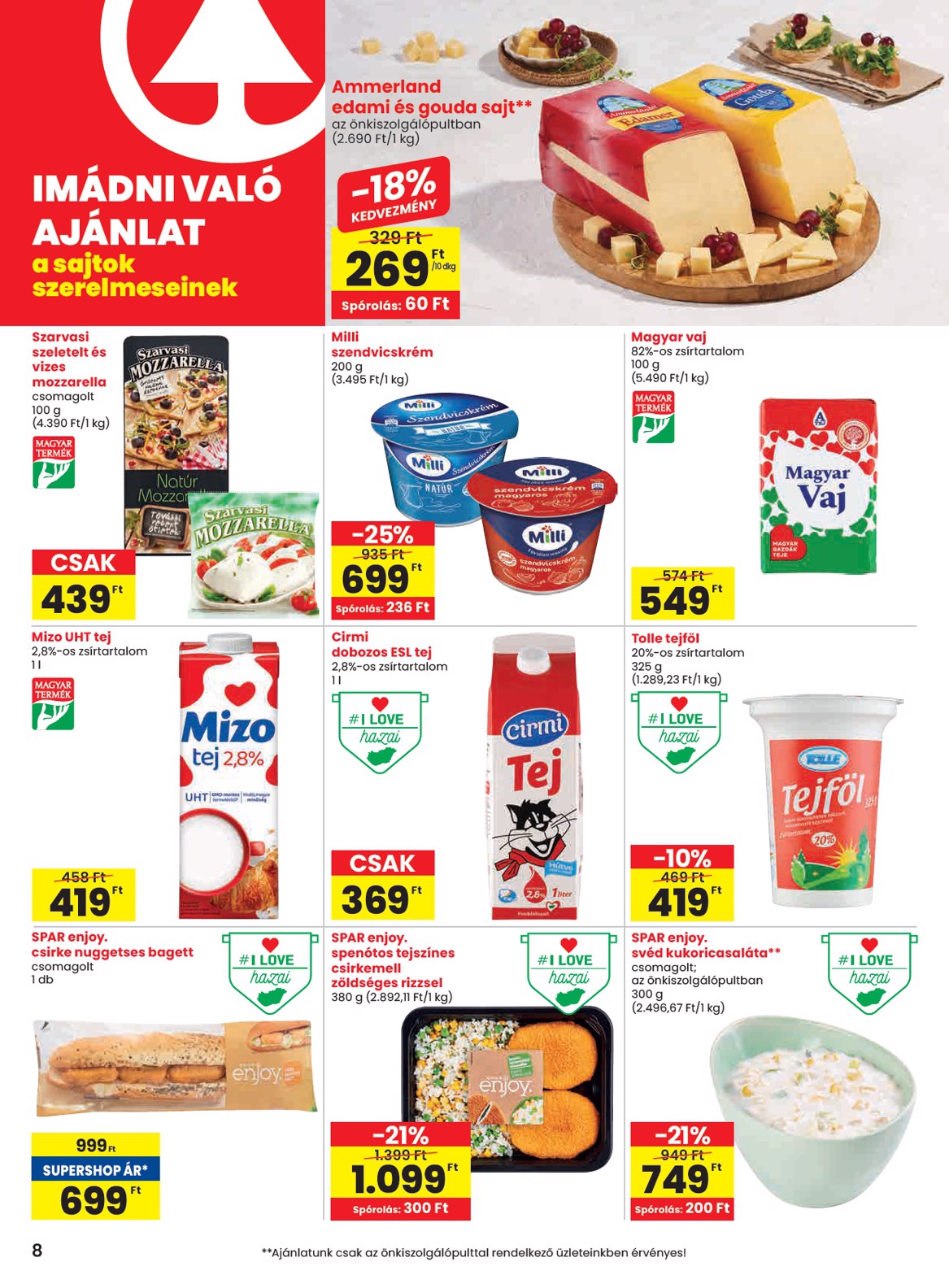 spar - SPAR akciós újság, érvényes 09.11. - 09.17. - page: 8