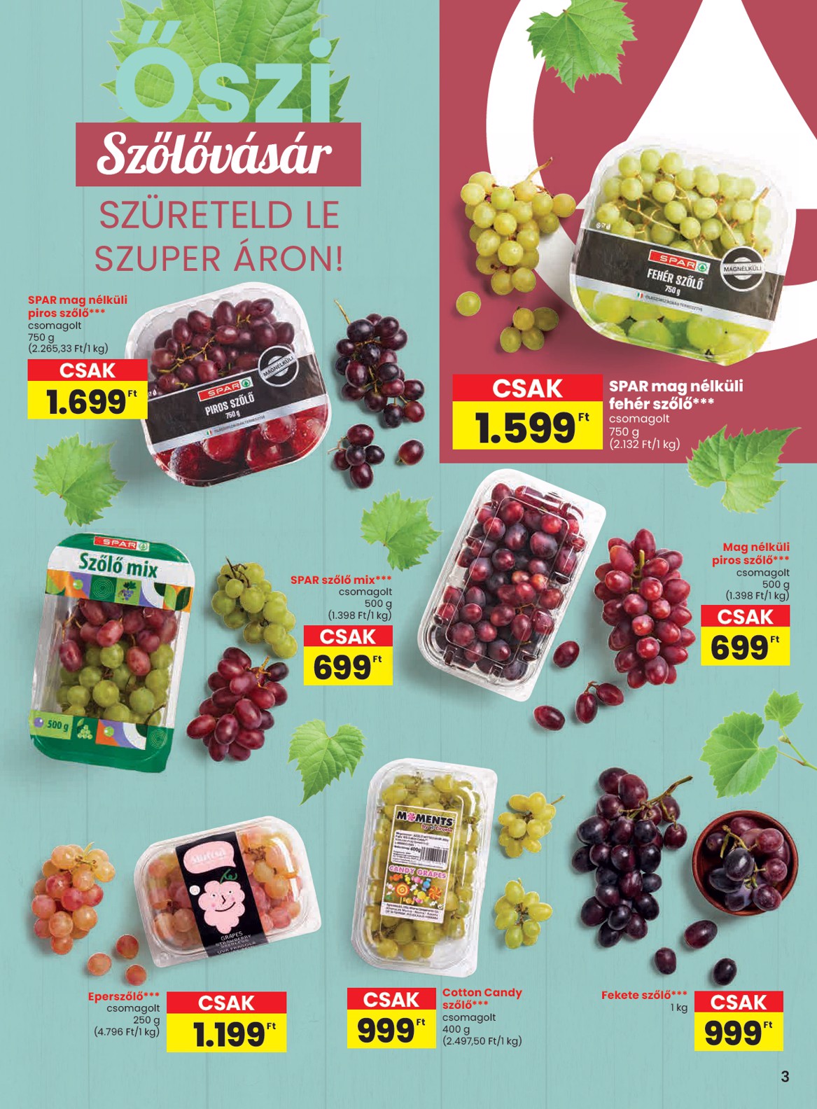 spar - SPAR akciós újság, érvényes 09.11. - 09.17. - page: 3