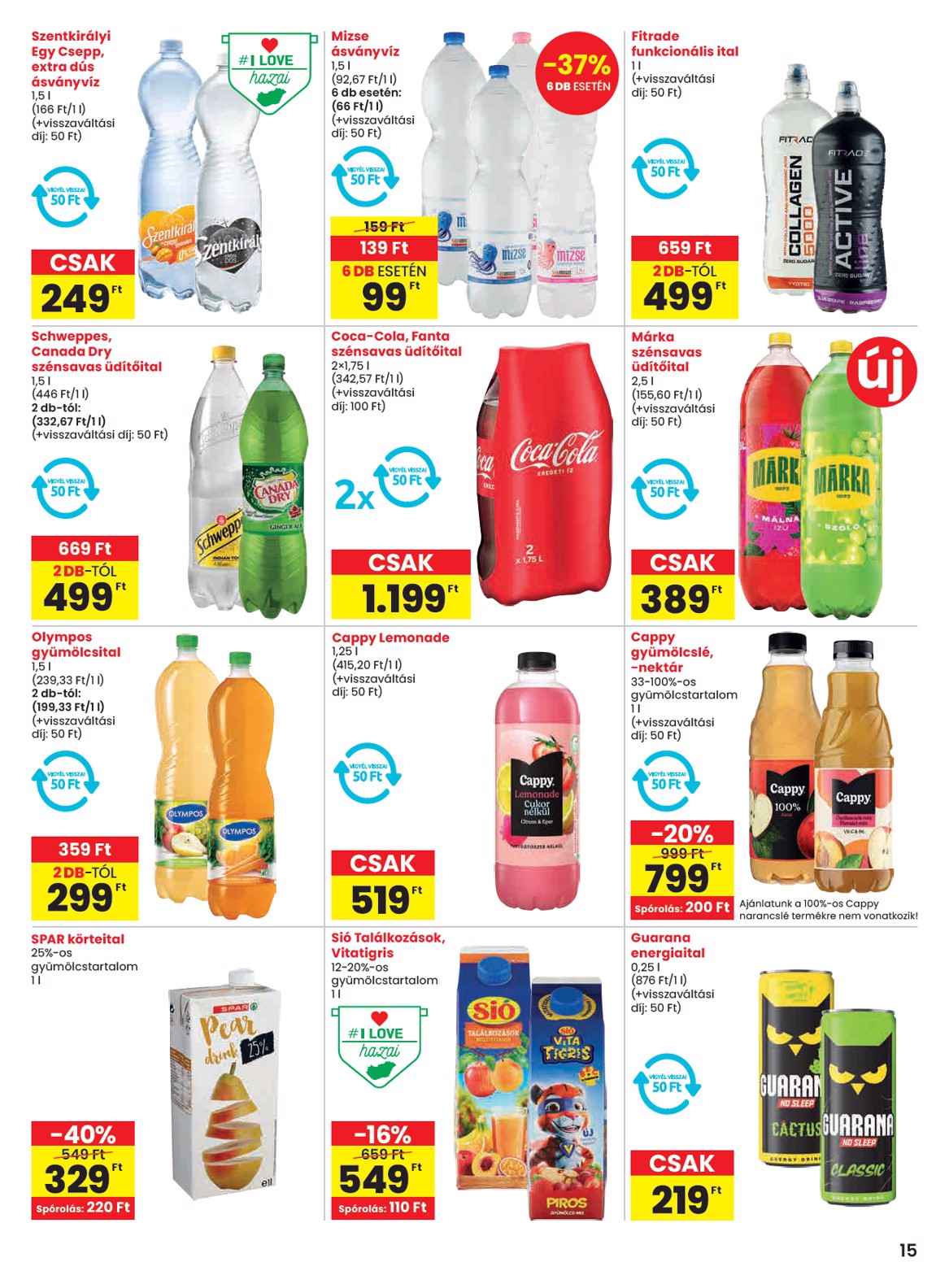 spar - SPAR akciós újság, érvényes 09.11. - 09.17. - page: 15