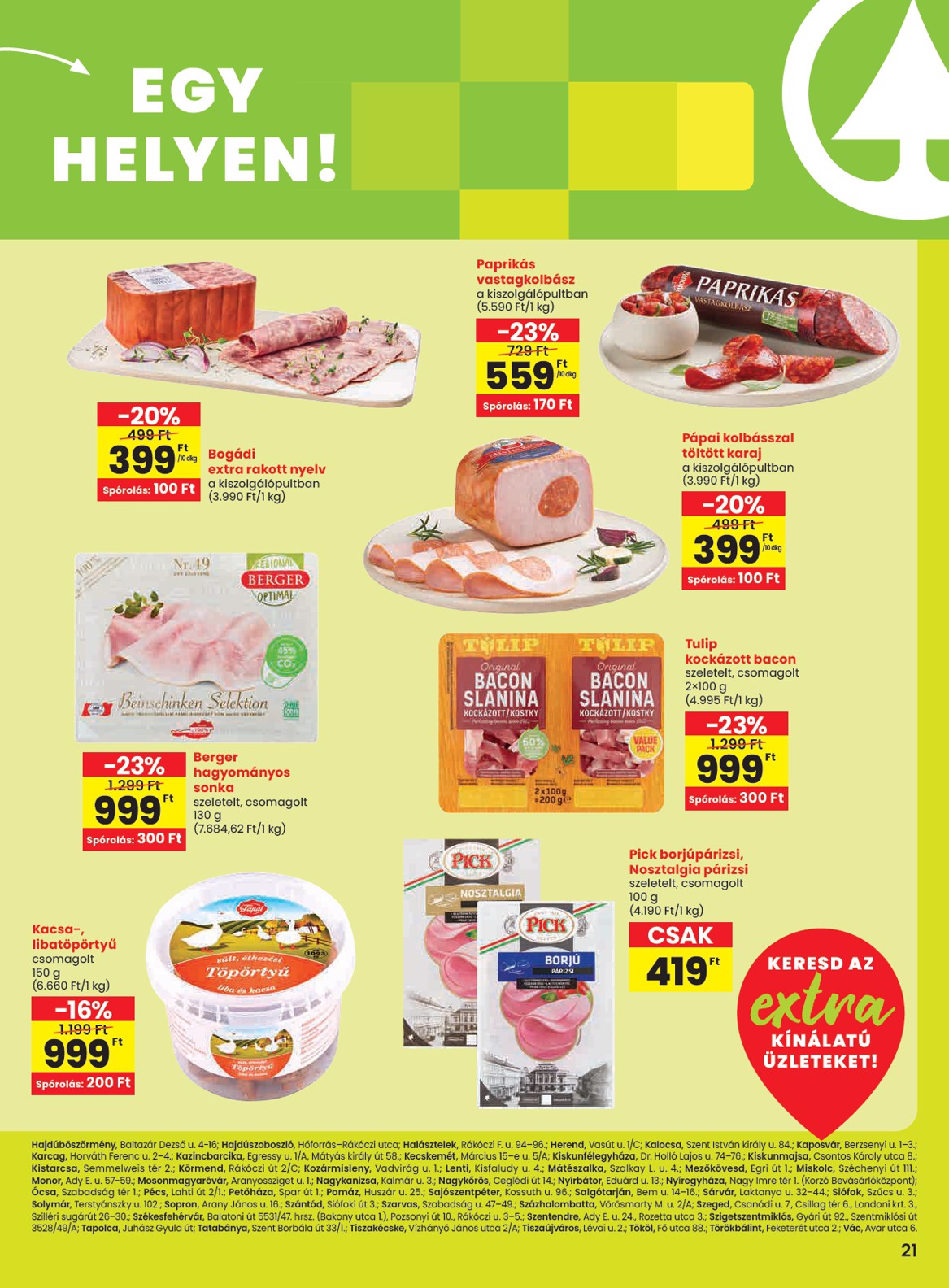 spar - SPAR - Extra akciós újság, érvényes 09.18. - 09.24. - page: 2