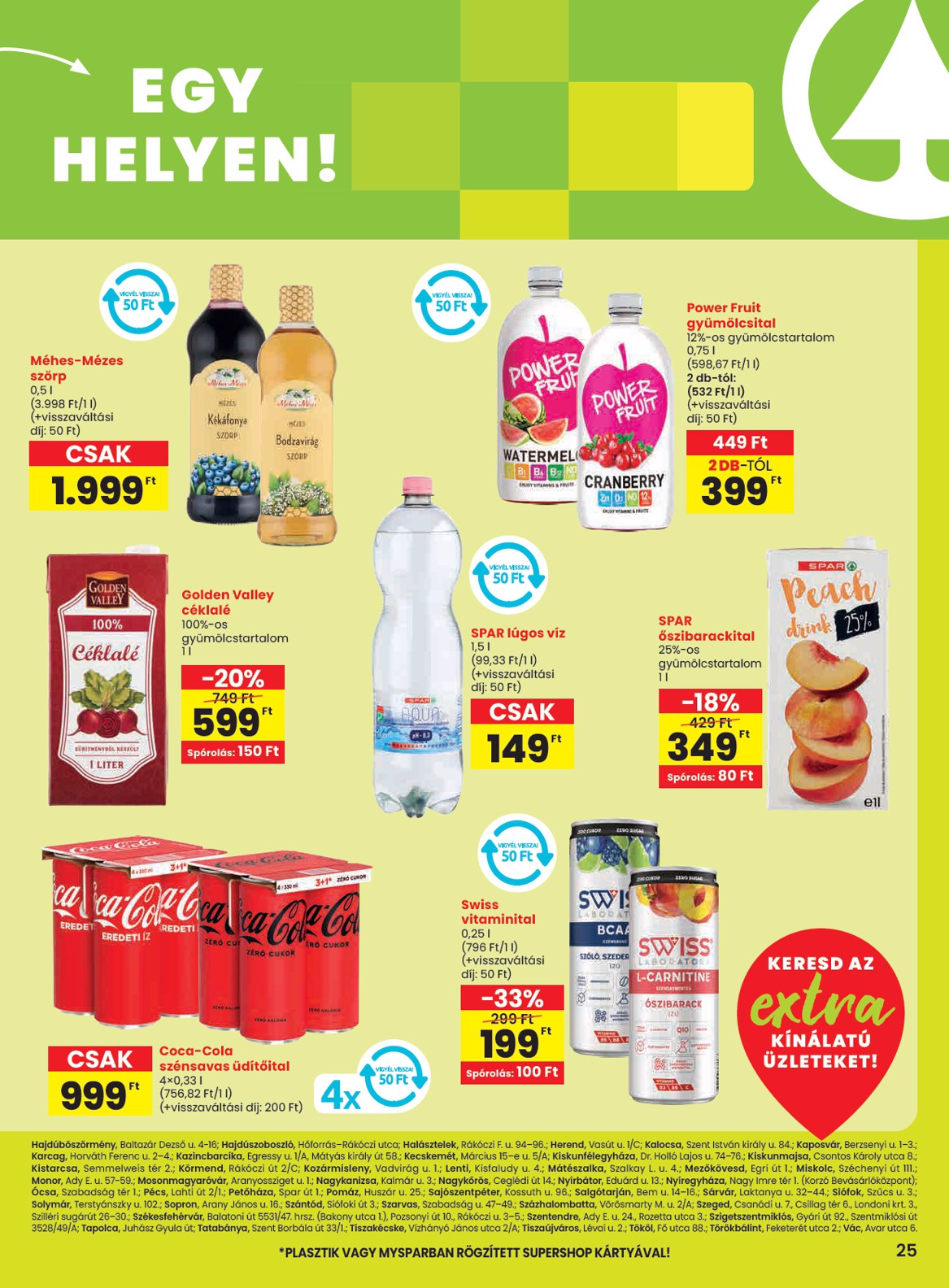 spar - SPAR - Extra akciós újság, érvényes 09.18. - 09.24. - page: 6