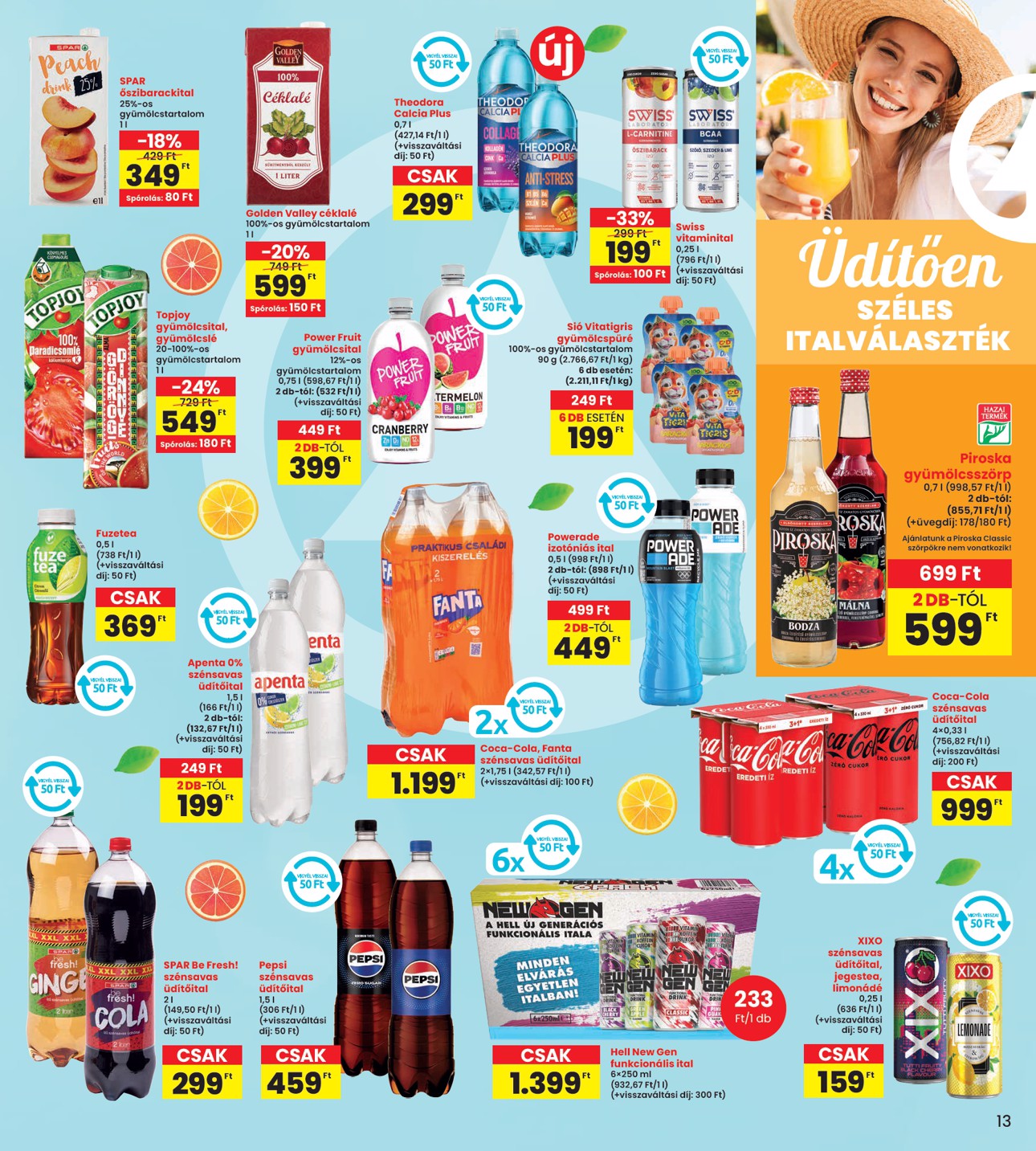 spar - INTERSPAR akciós újság, érvényes 09.18. - 09.24. - page: 13