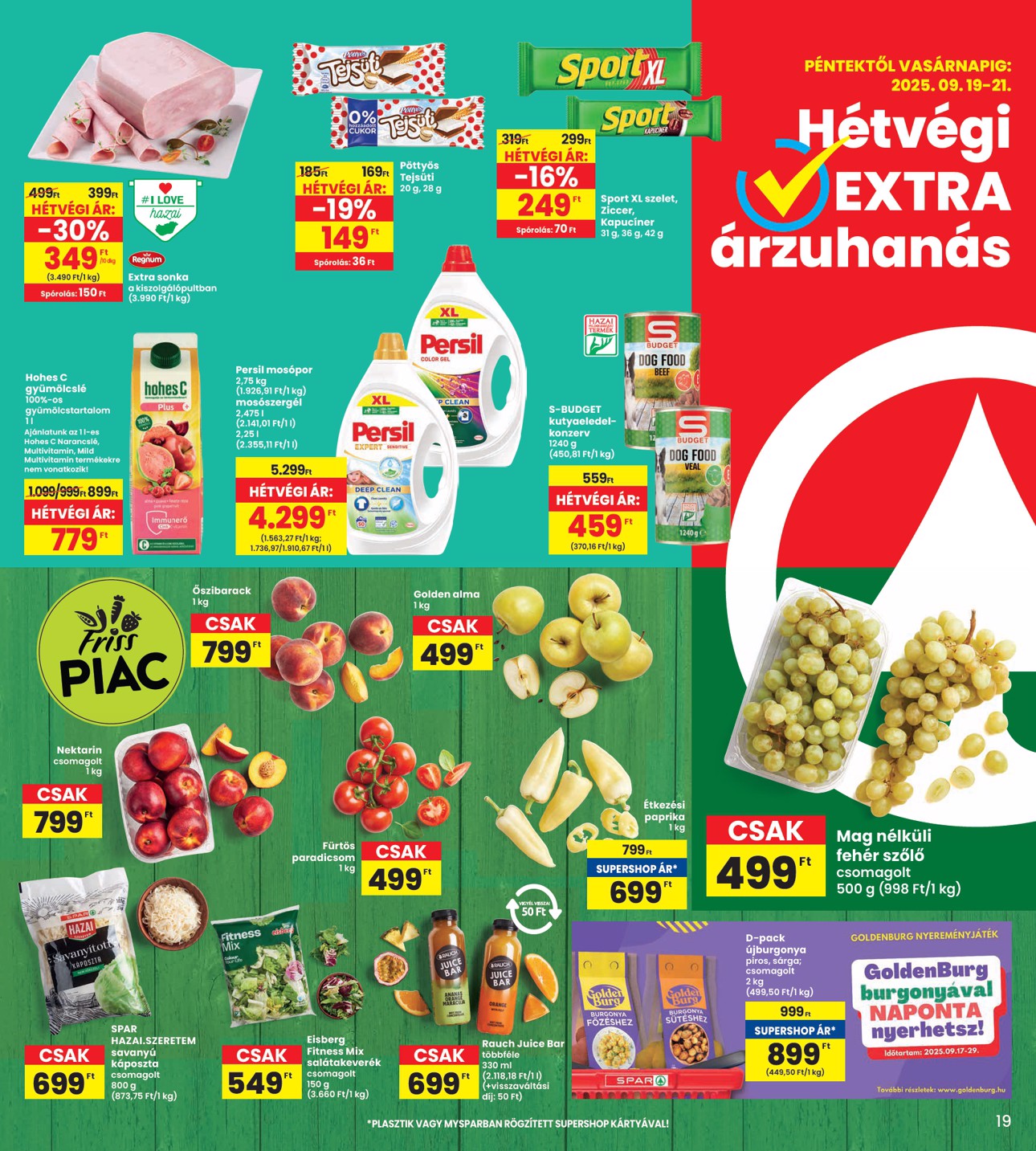 spar - INTERSPAR akciós újság, érvényes 09.18. - 09.24. - page: 19