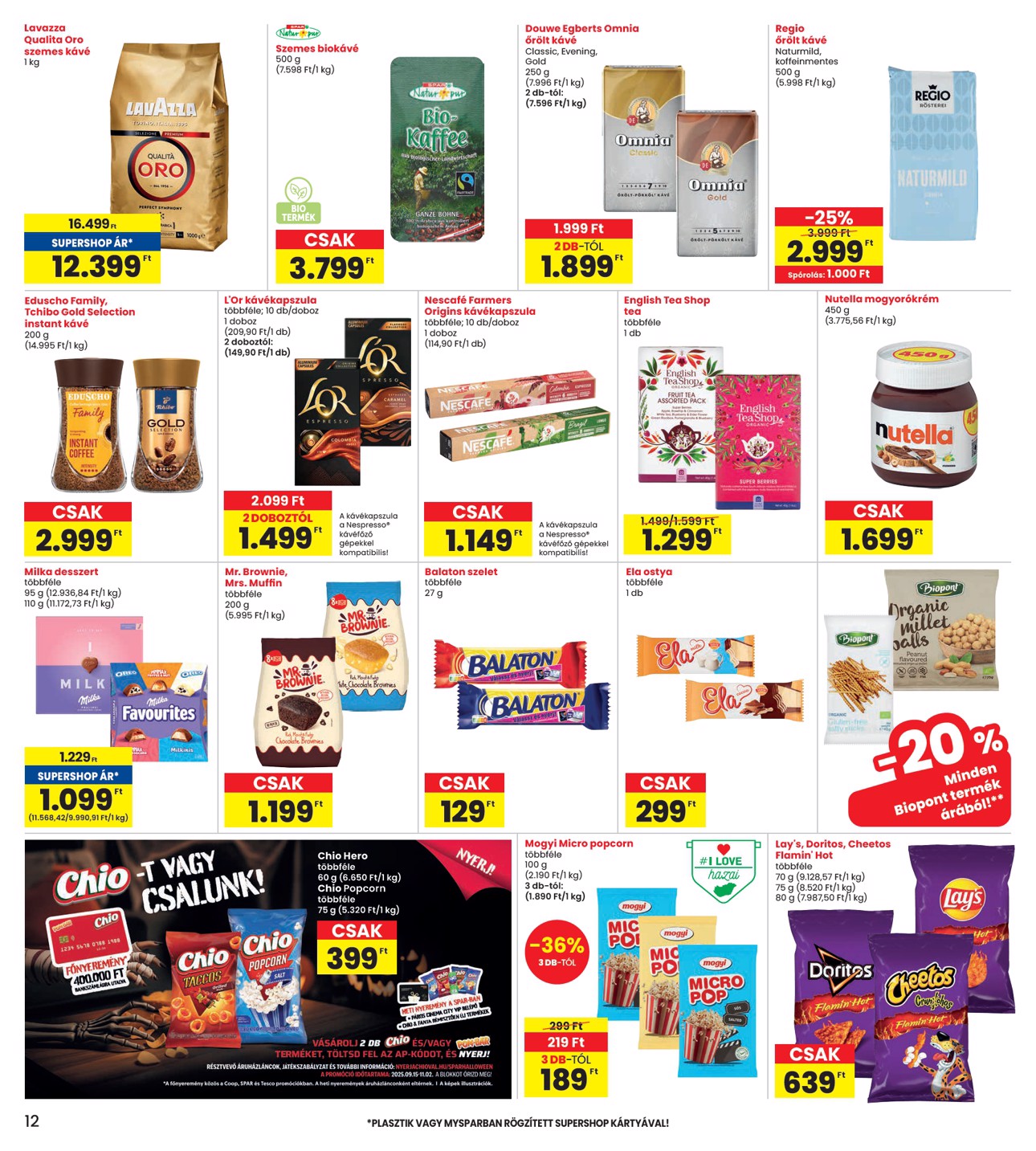spar - INTERSPAR akciós újság, érvényes 09.18. - 09.24. - page: 12