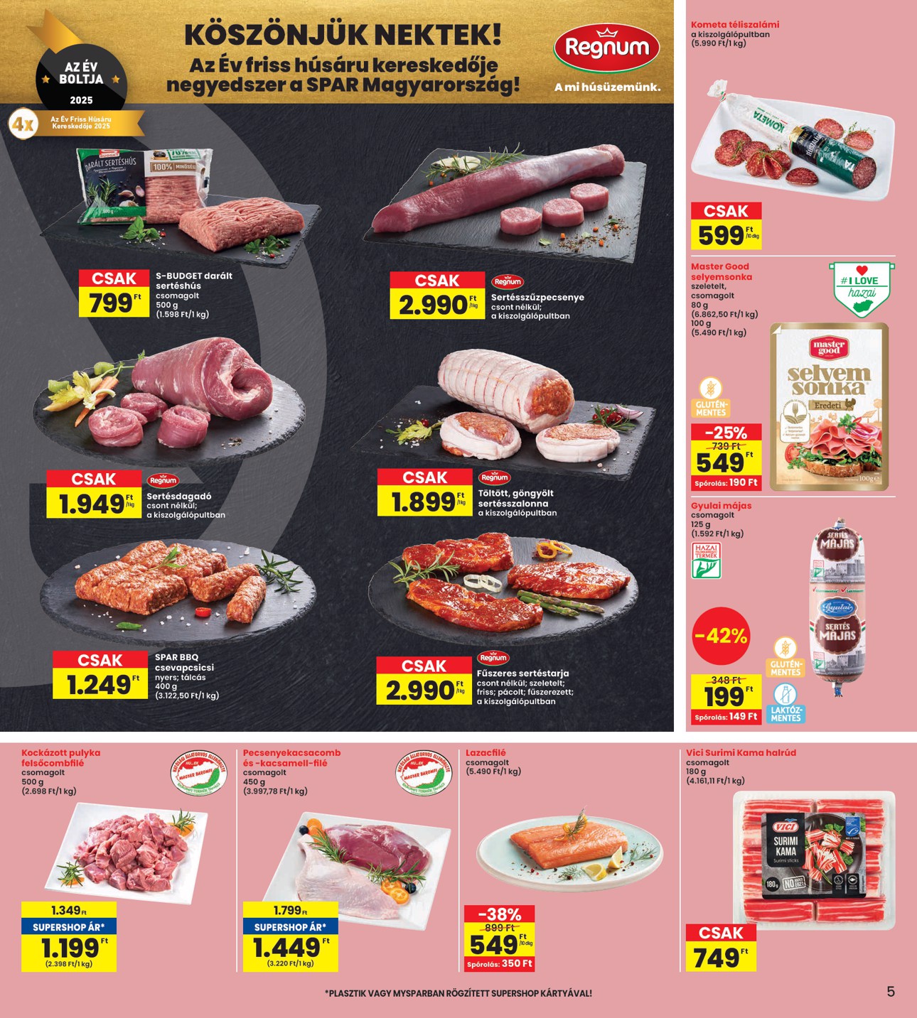 spar - INTERSPAR akciós újság, érvényes 09.18. - 09.24. - page: 5
