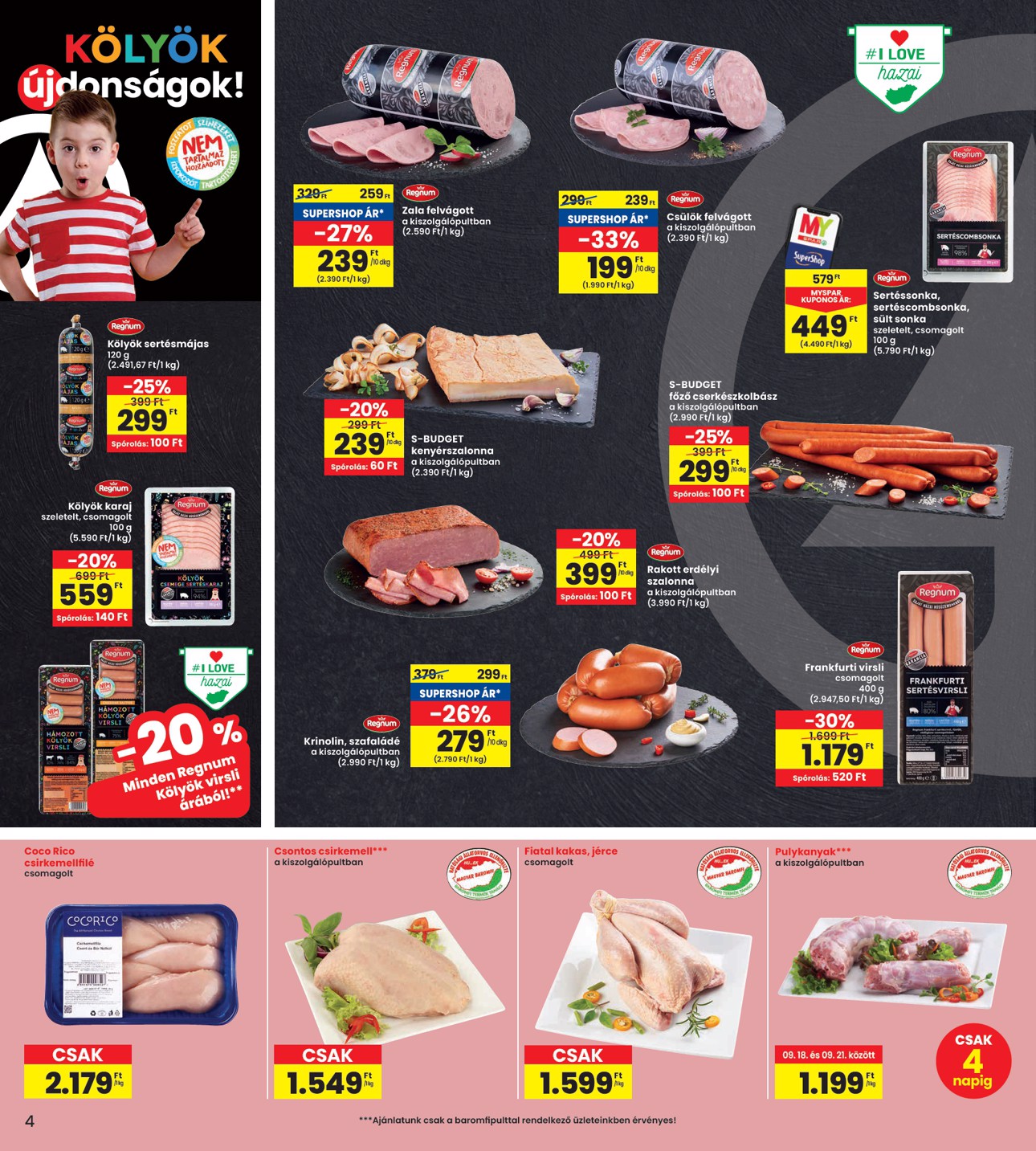 spar - INTERSPAR akciós újság, érvényes 09.18. - 09.24. - page: 4