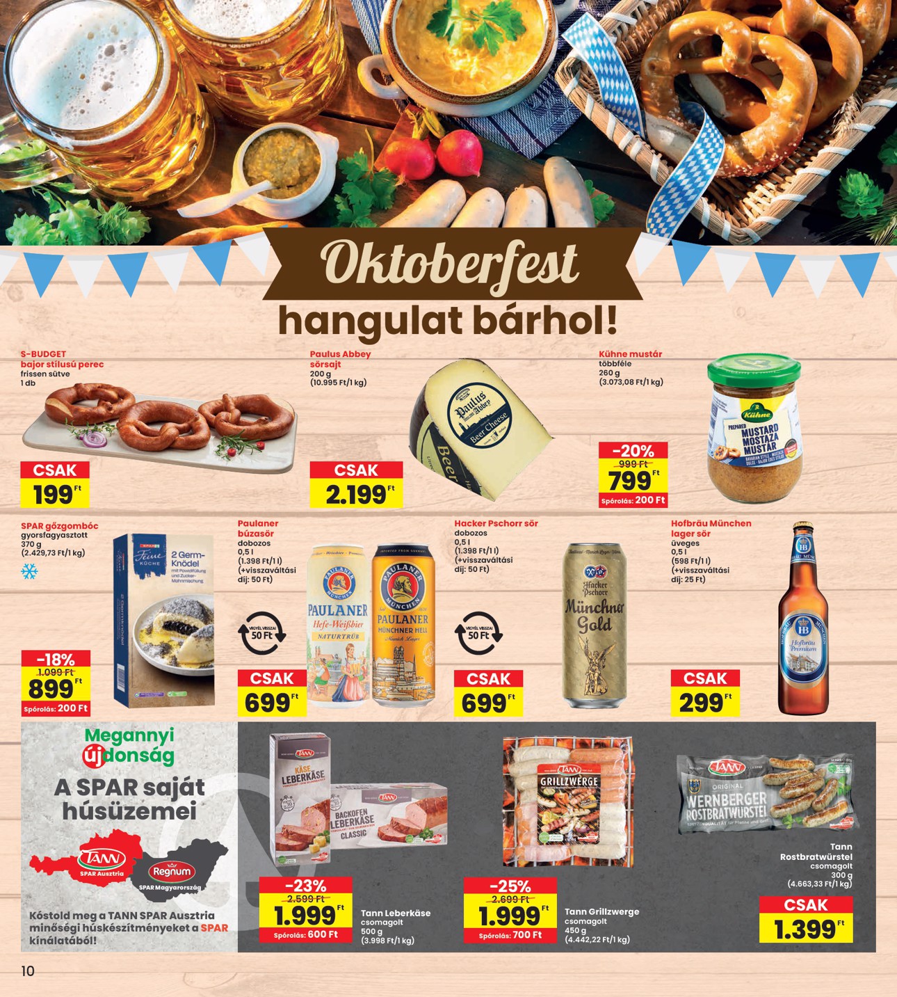 spar - INTERSPAR akciós újság, érvényes 09.18. - 09.24. - page: 10