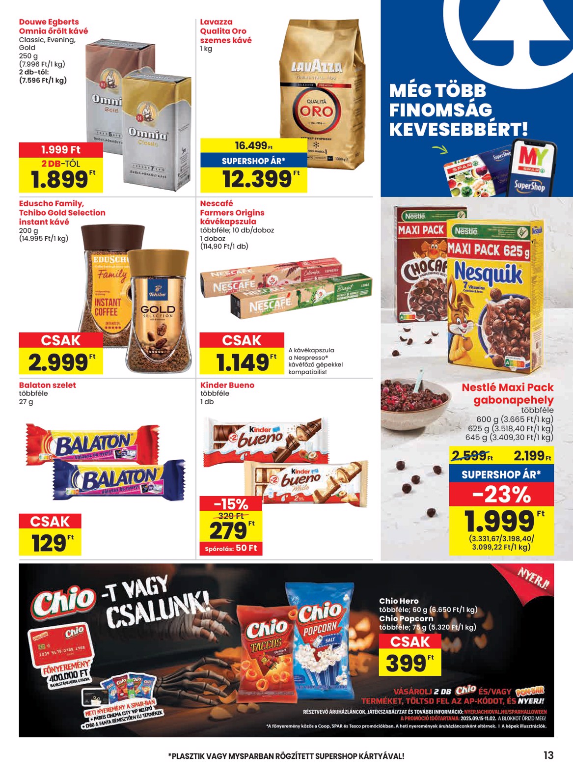 spar - SPAR akciós újság, érvényes 09.18. - 09.24. - page: 13