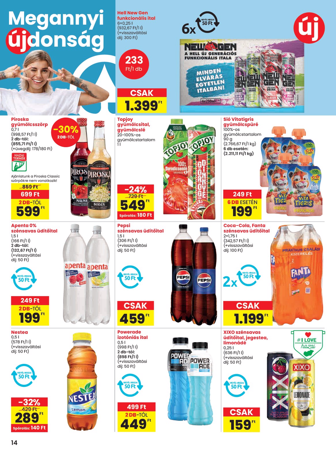 spar - SPAR akciós újság, érvényes 09.18. - 09.24. - page: 14