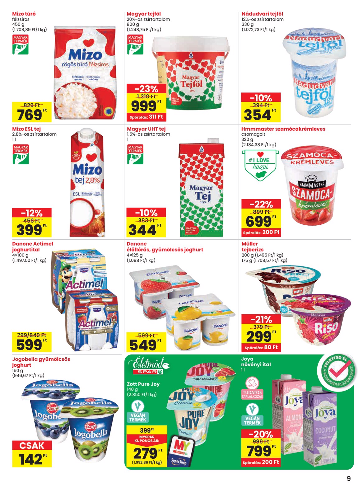 spar - SPAR akciós újság, érvényes 09.18. - 09.24. - page: 9