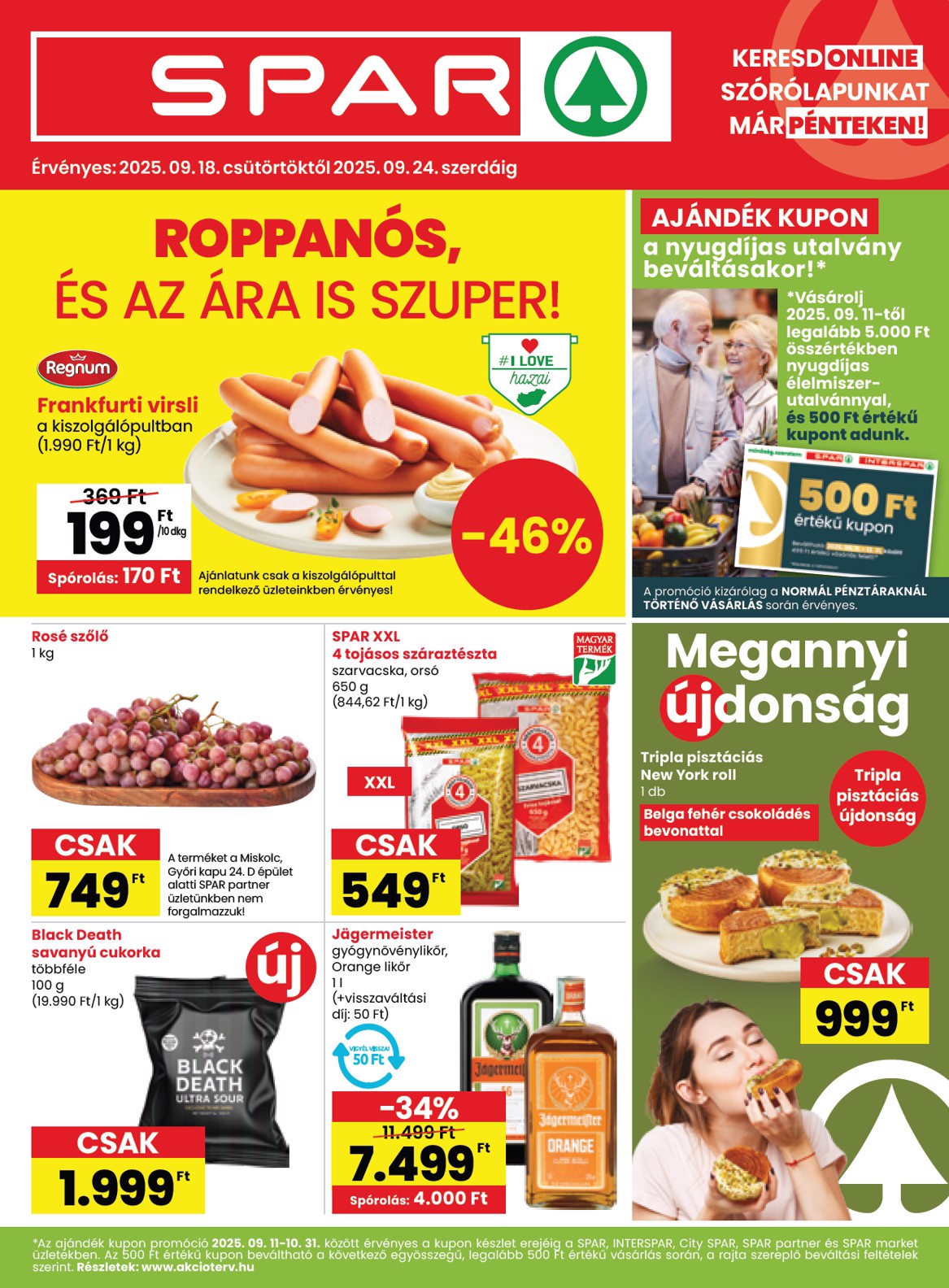 spar - SPAR akciós újság, érvényes 09.18. - 09.24.