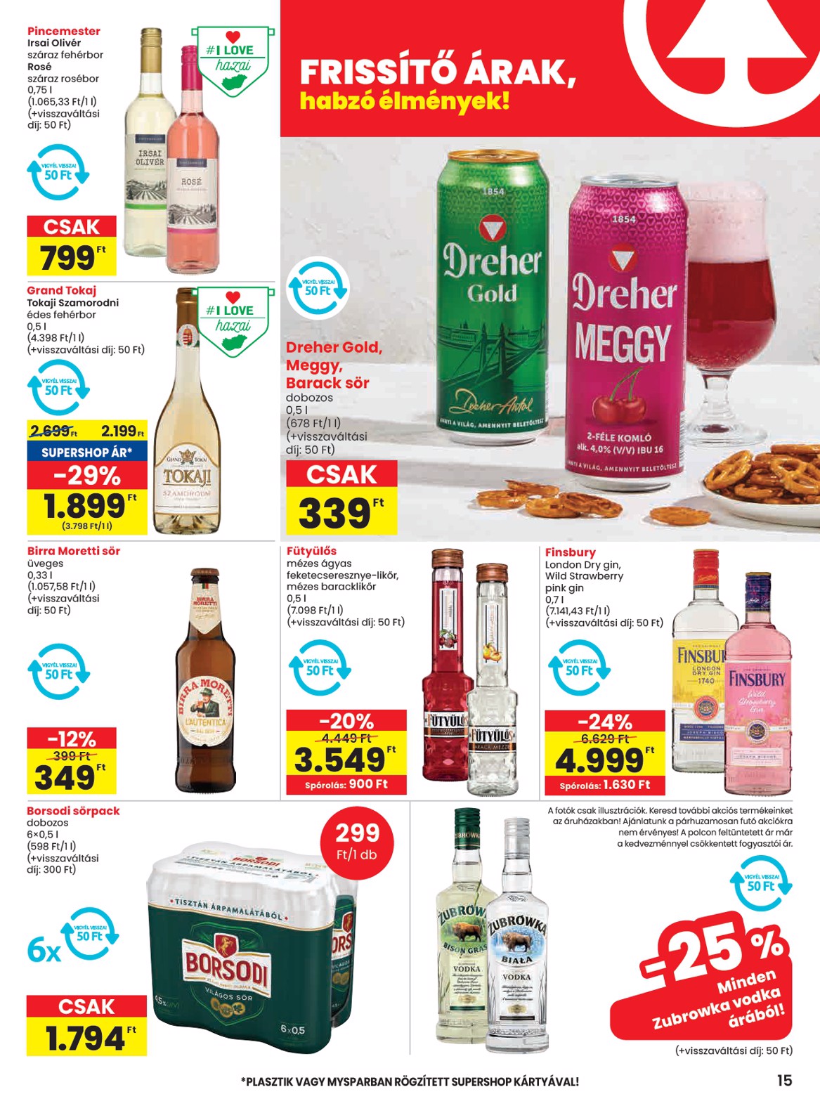 spar - SPAR akciós újság, érvényes 09.18. - 09.24. - page: 15
