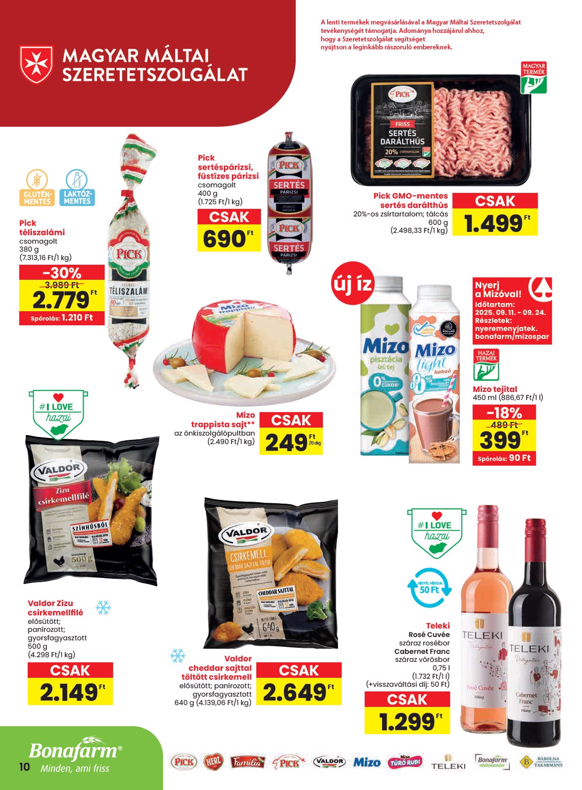 spar - SPAR akciós újság, érvényes 09.18. - 09.24. - page: 10