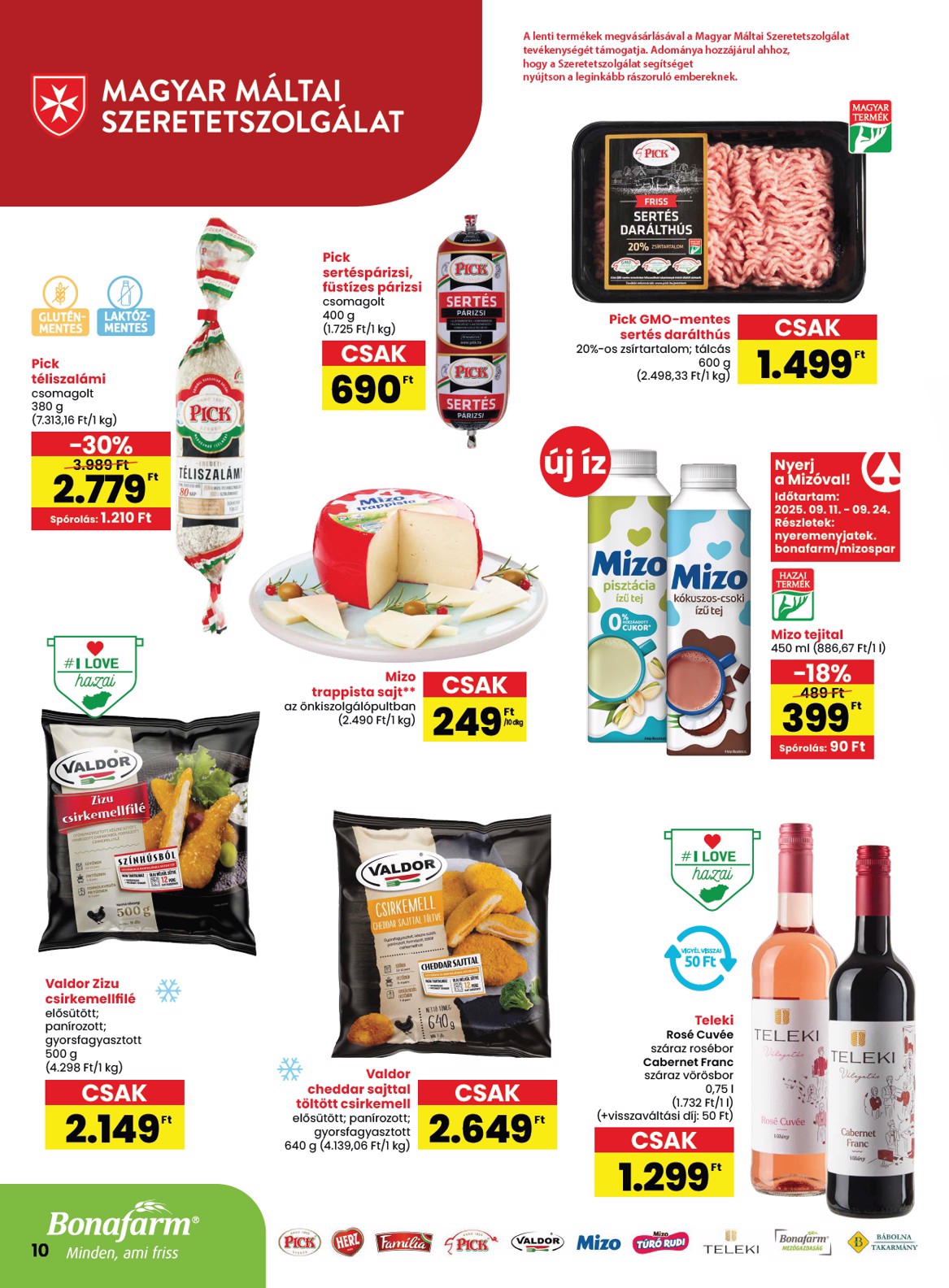 spar - SPAR - Pilisvörösvár akciós újság, érvényes 09.18. - 09.24. - page: 10