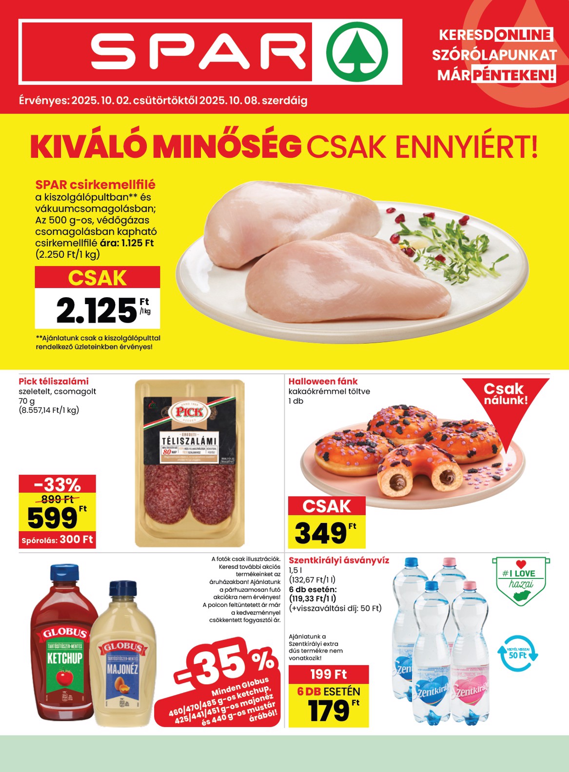 spar - SPAR akciós újság, érvényes 10.02. - 10.08.