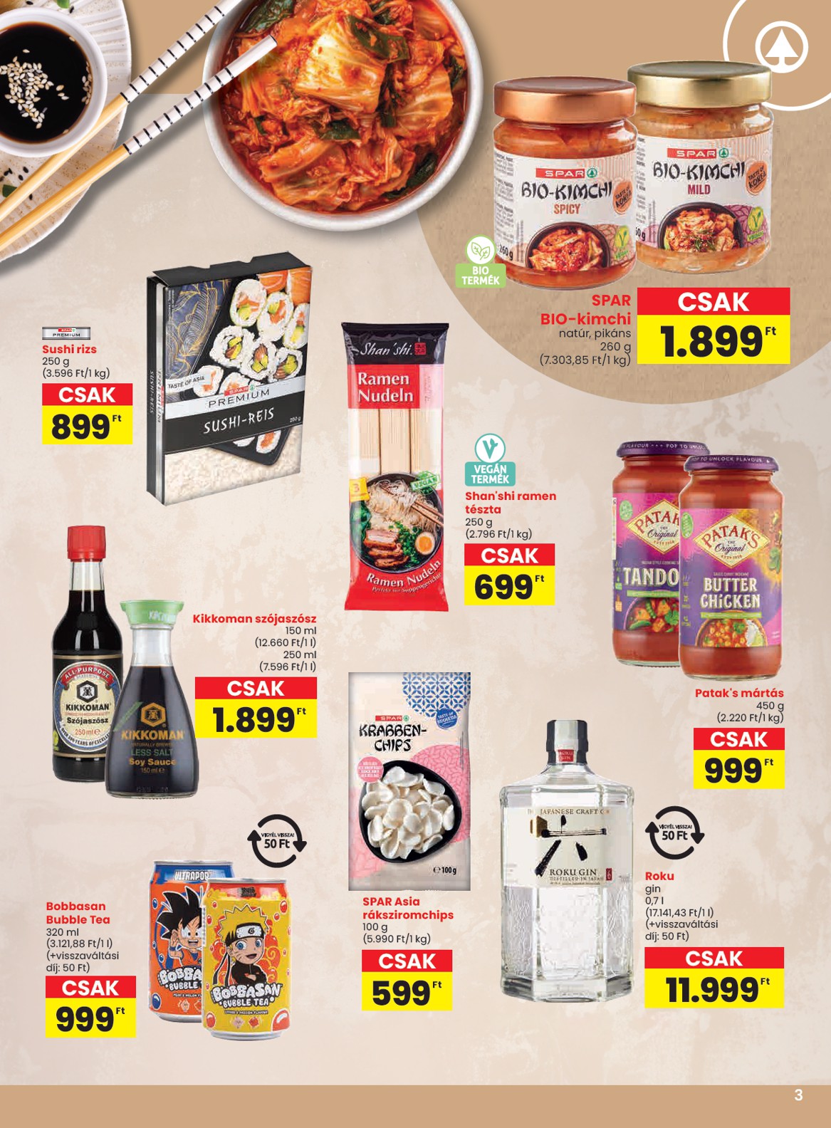 spar - SPAR akciós újság, érvényes 10.02. - 10.08. - page: 3