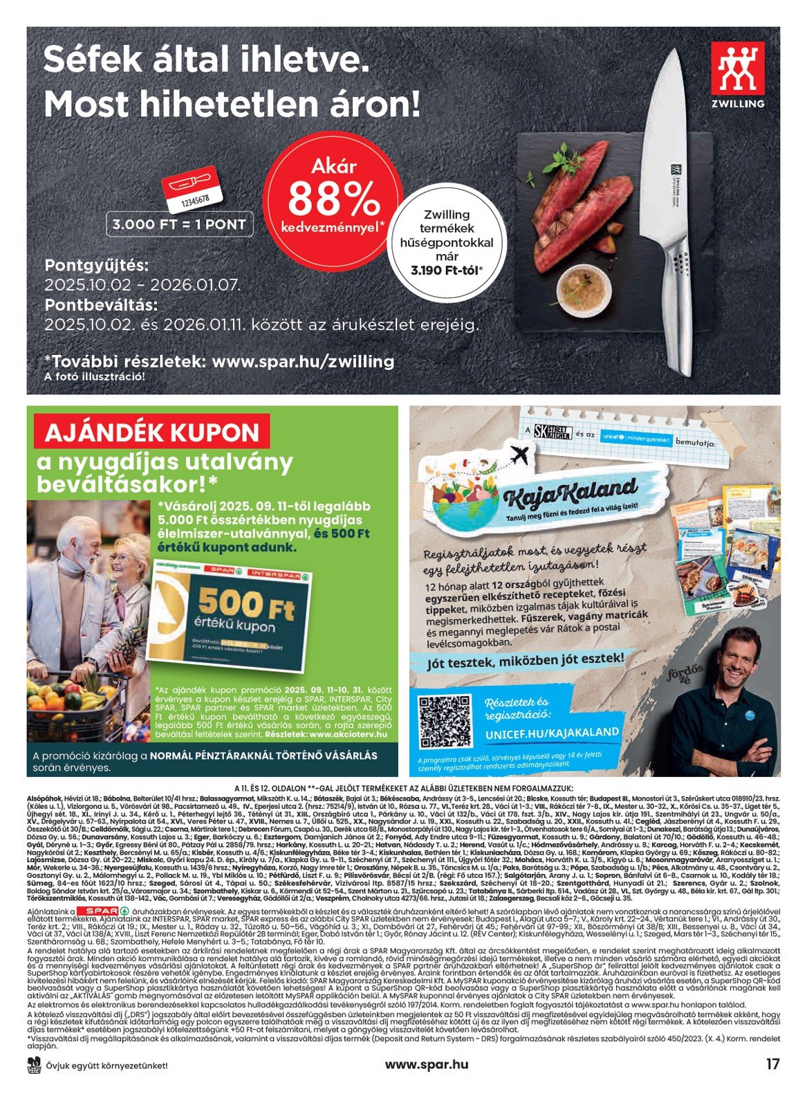 spar - SPAR akciós újság, érvényes 10.02. - 10.08. - page: 17